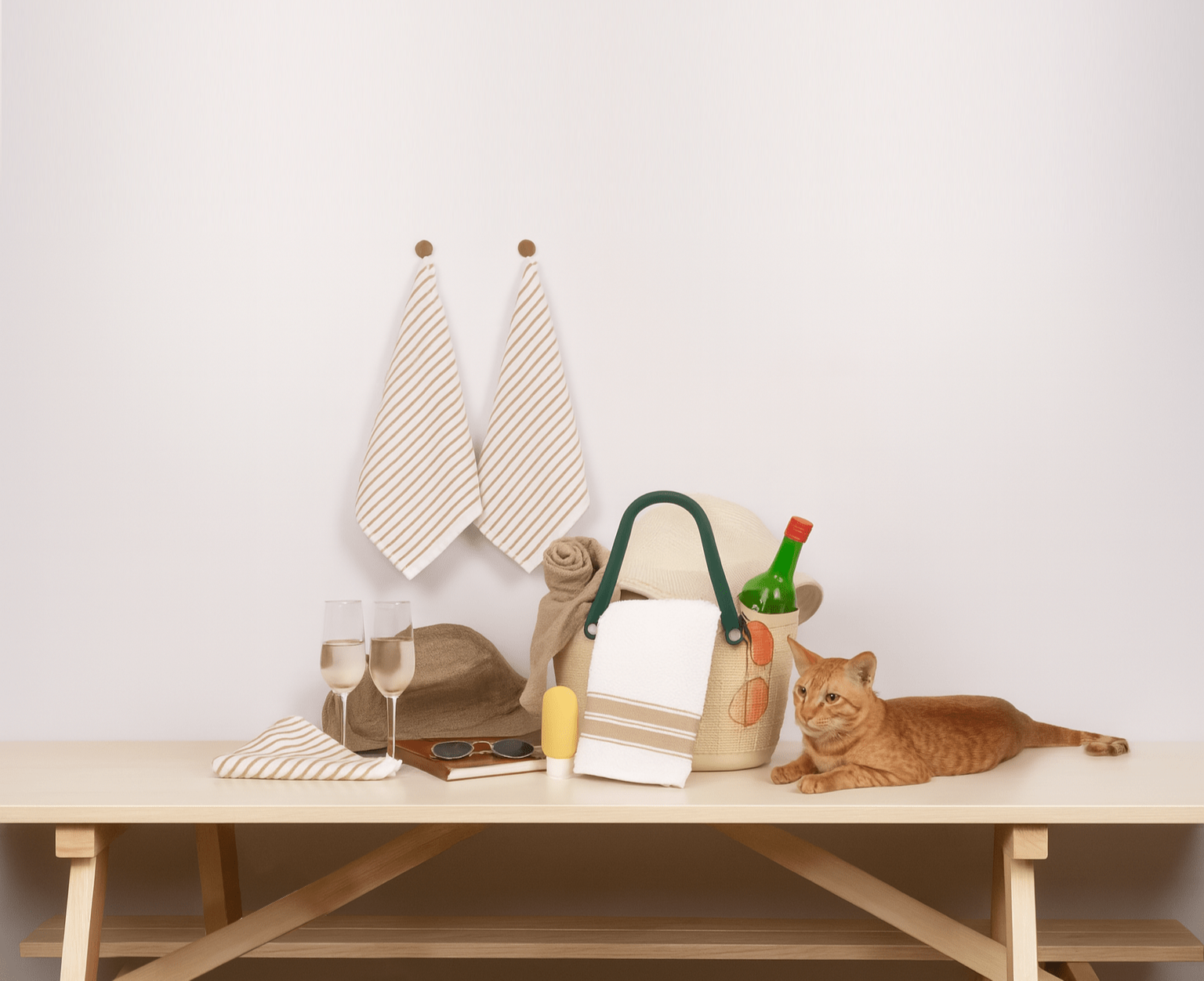 Peanut Butter Assorted Terry Towels – (Set/5)