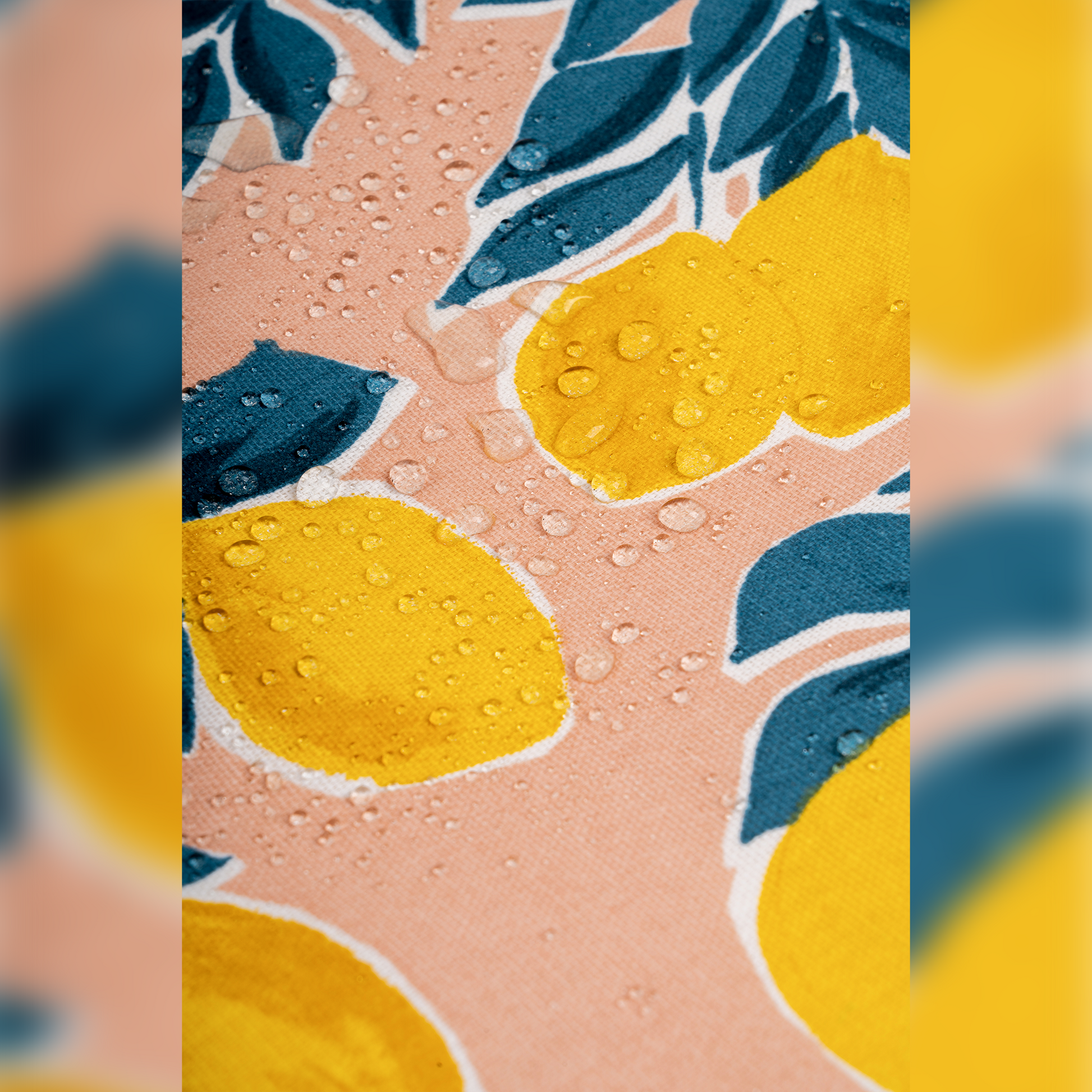 Lemon Orchid – Water Repellent Tote Bag