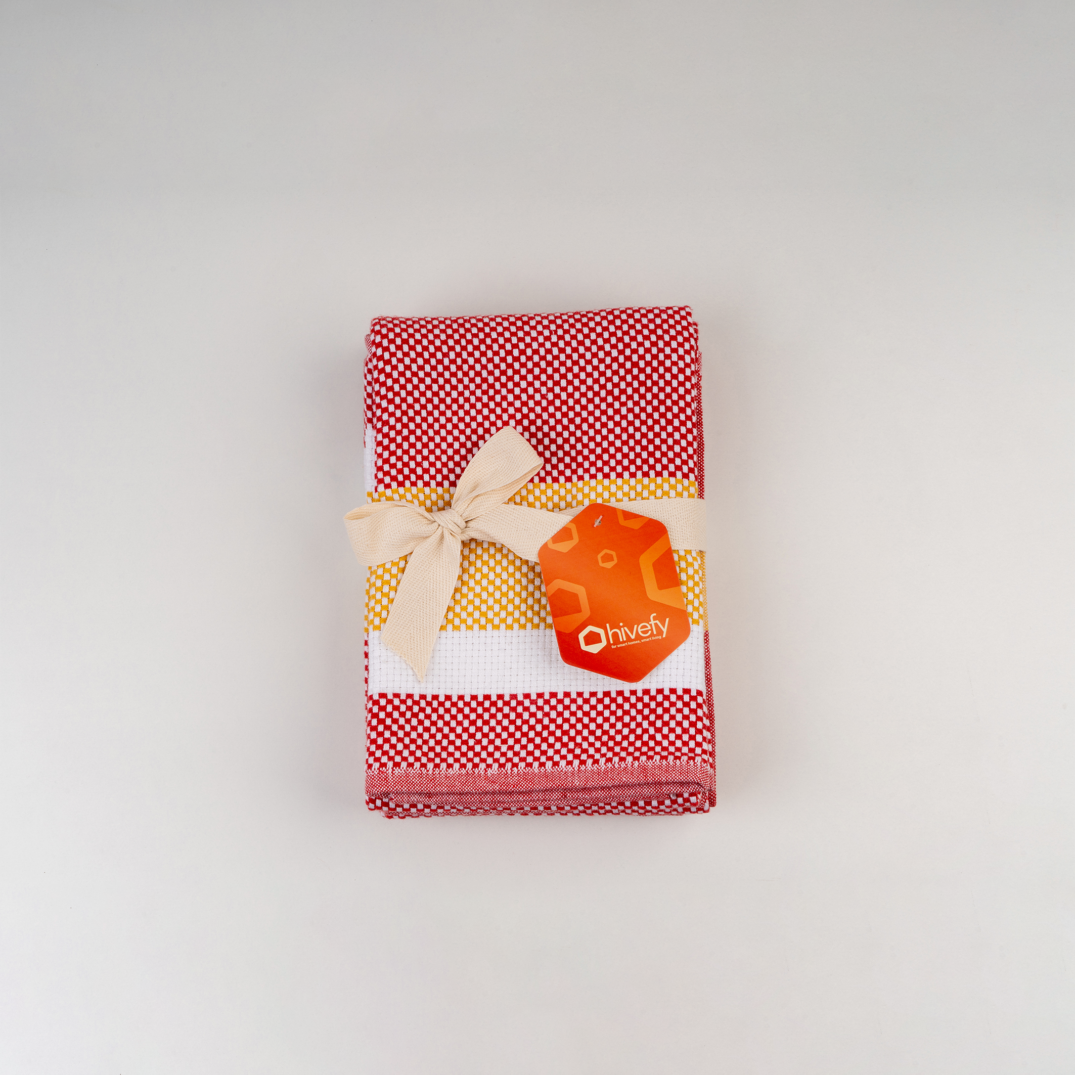 Flamingo Matty Weave Kitchen Towel-(Set/3)