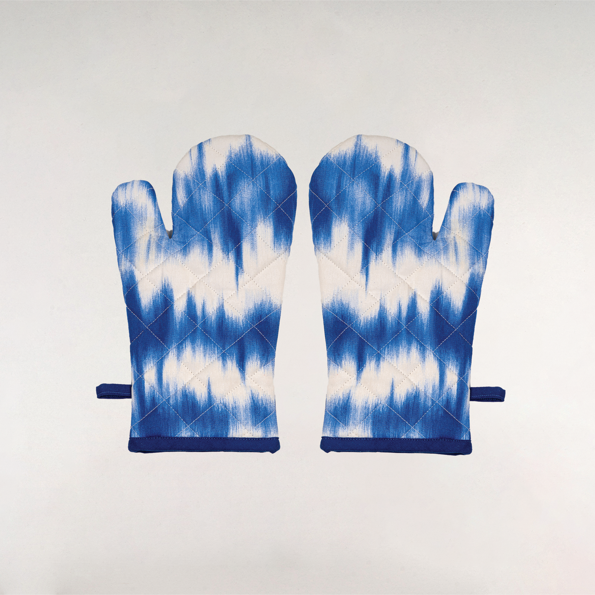 Waves Printed Gloves-(Set/2)