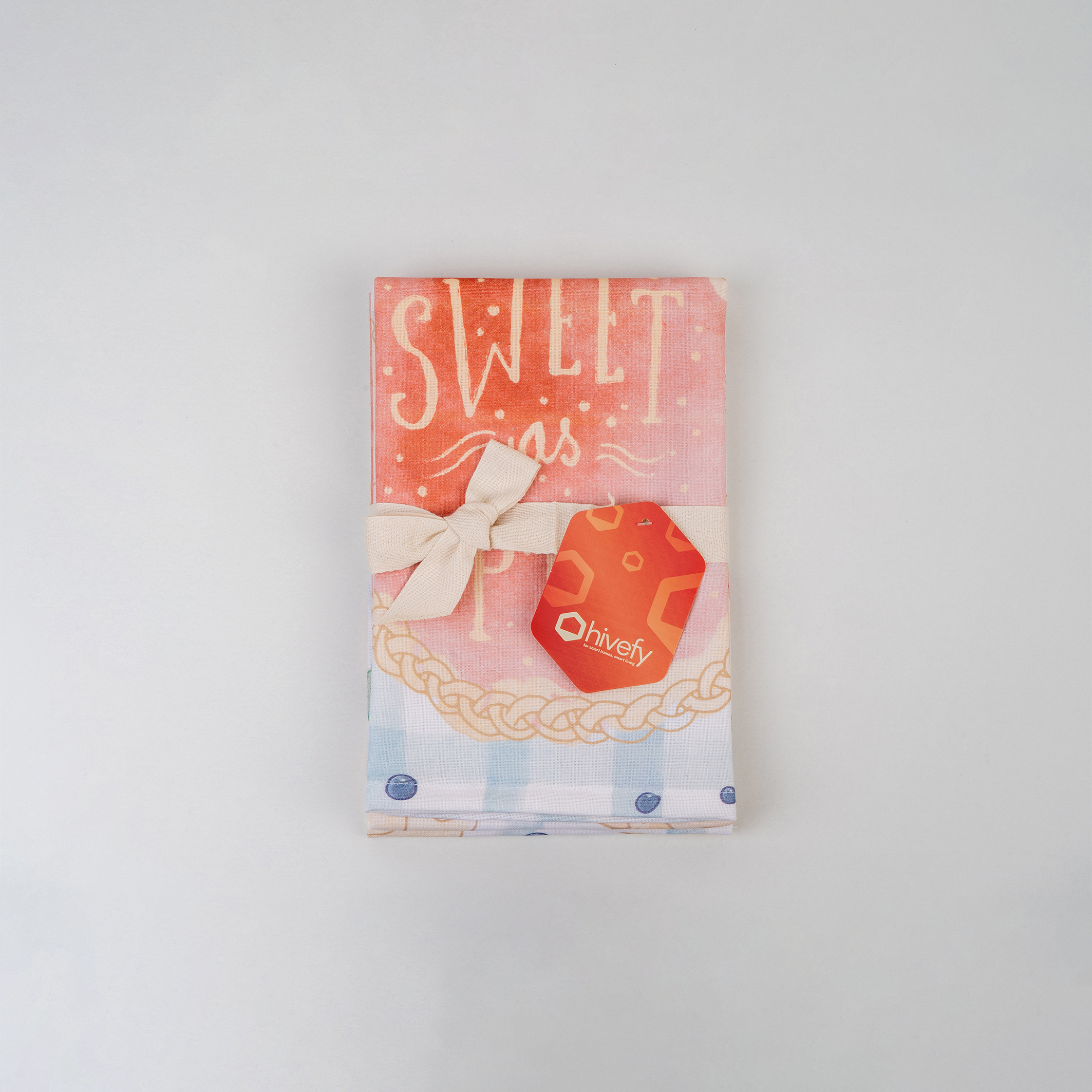 Sweet As Pie Digital Printed Kitchen Towel-(Set/2)