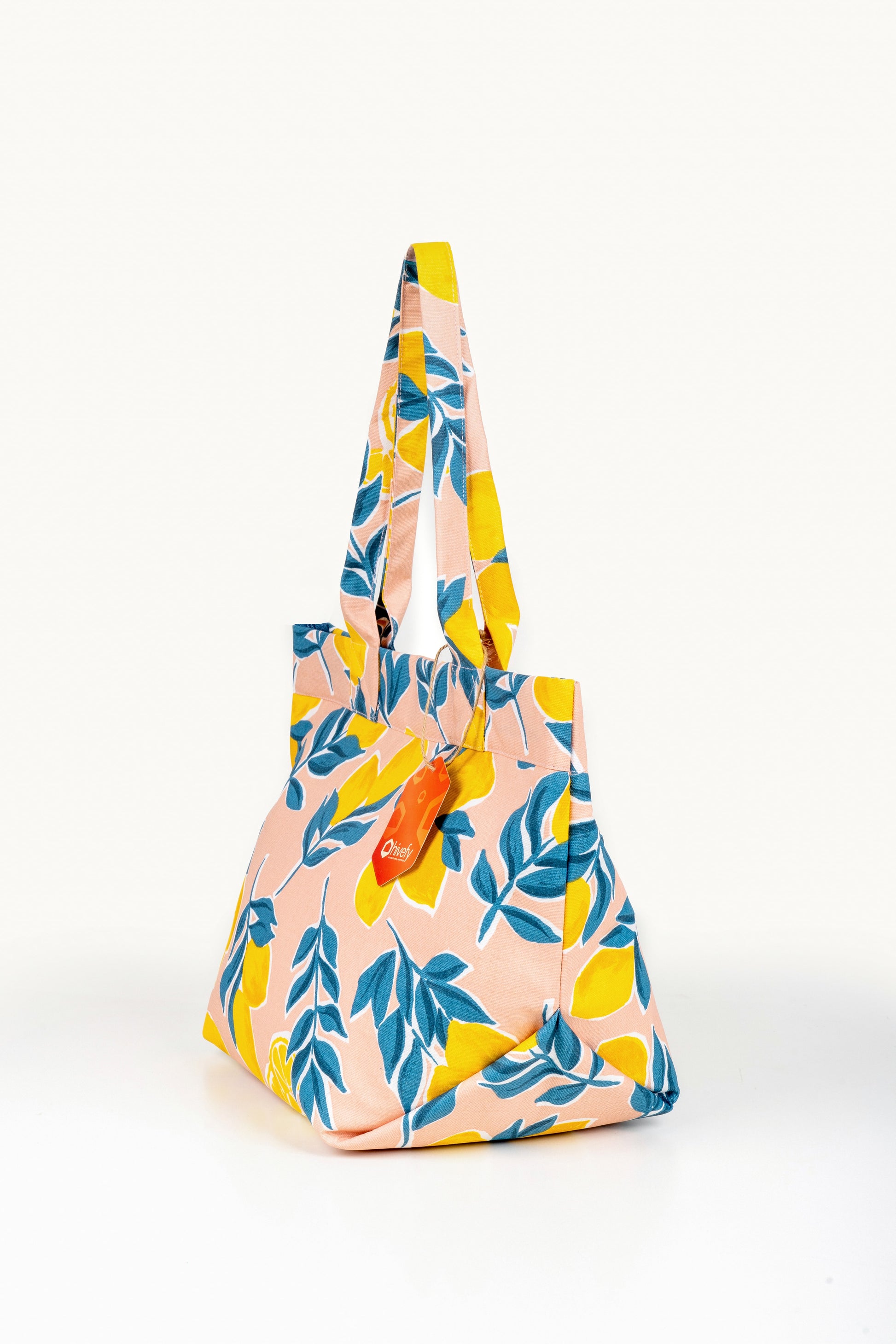 Lemon Orchid – Water Repellent Tote Bag