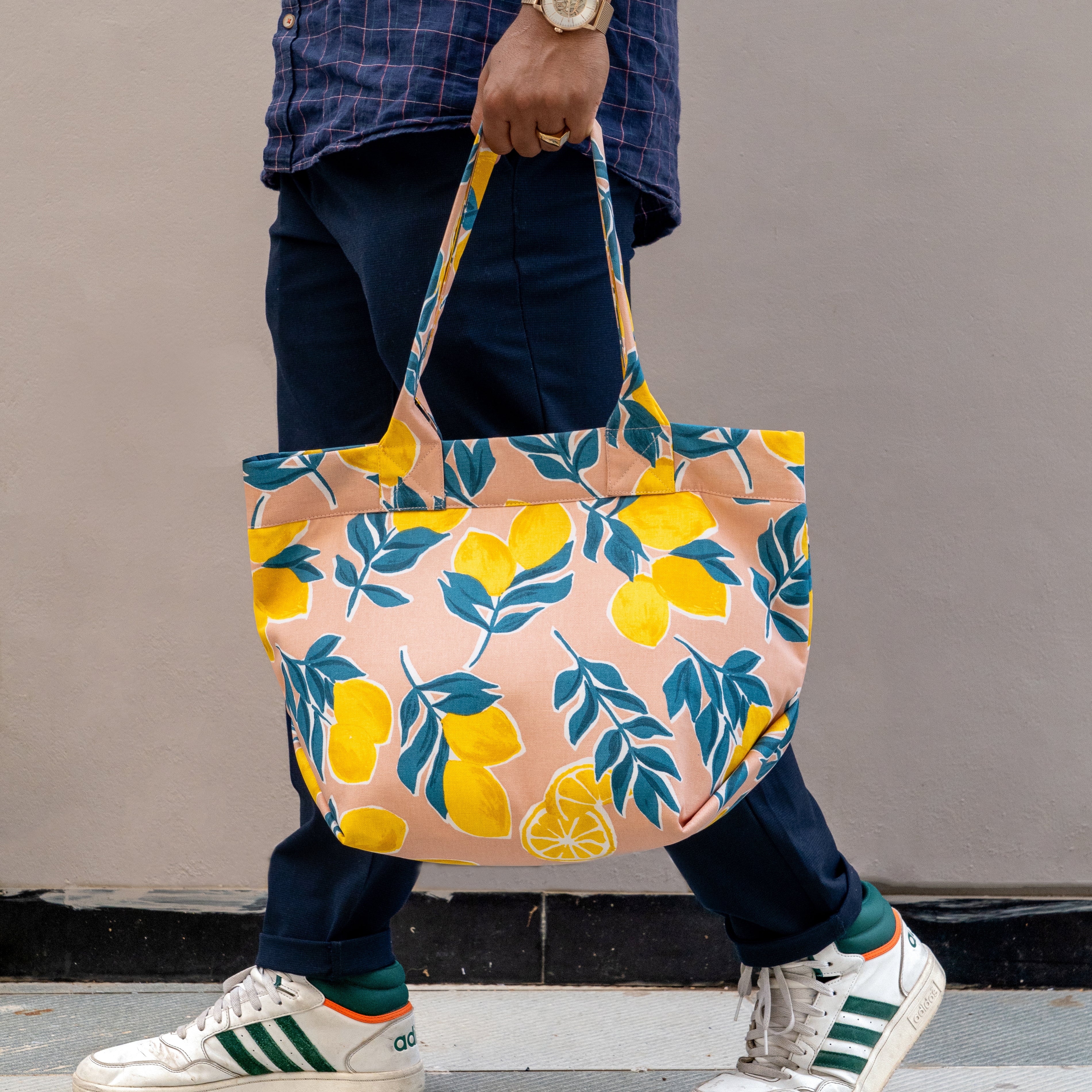 Lemon Orchid – Water Repellent Tote Bag