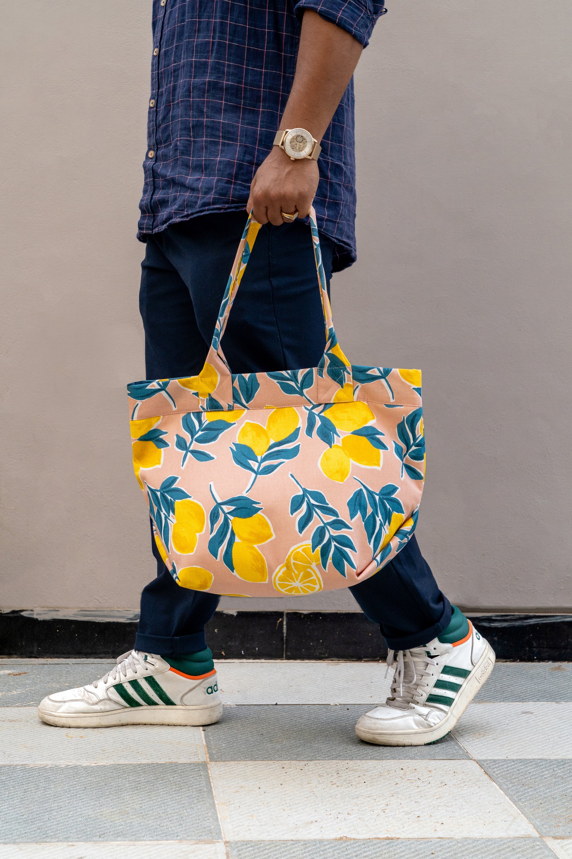 Lemon Orchid – Water Repellent Tote Bag