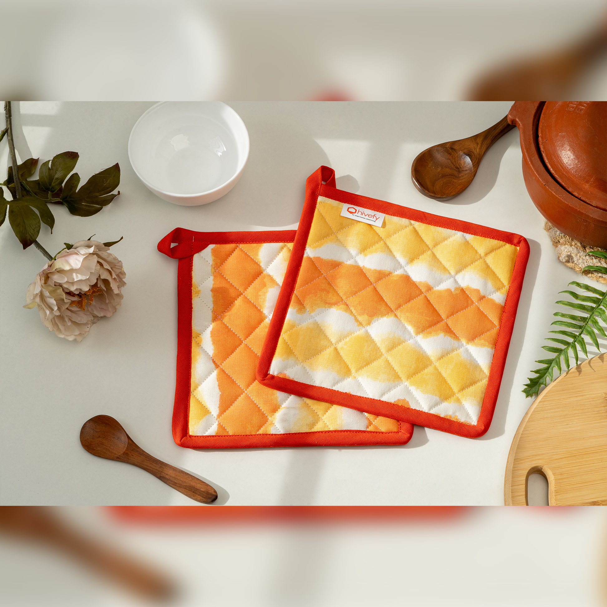 Sunset Printed Potholder-(Set/2)