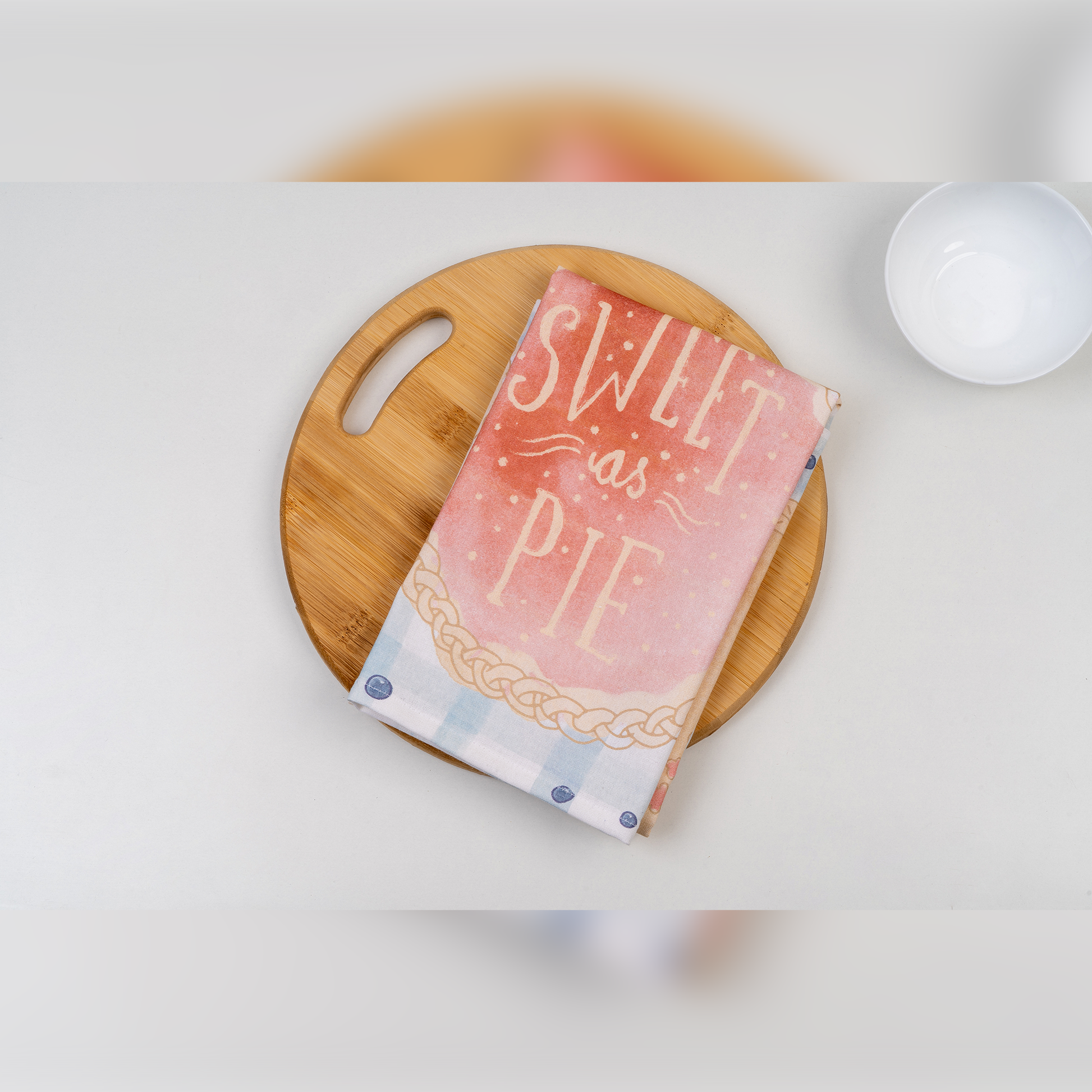 Sweet As Pie Digital Printed Kitchen Towel-(Set/2)