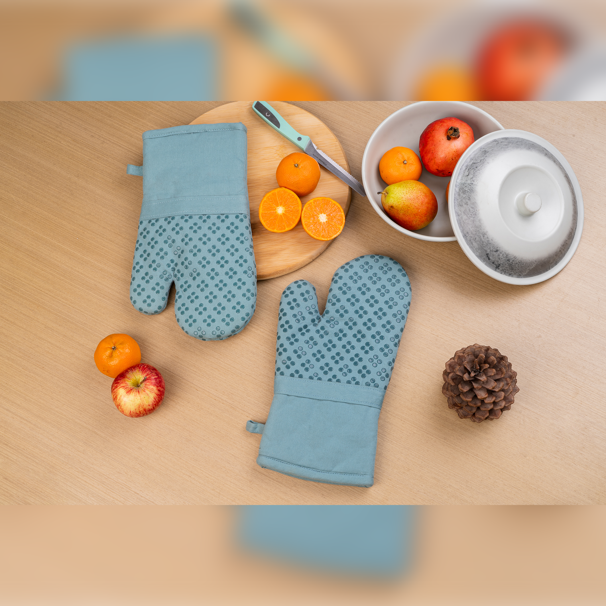 Airforce Silica Coated Anti Skid Gloves-(Set/2)