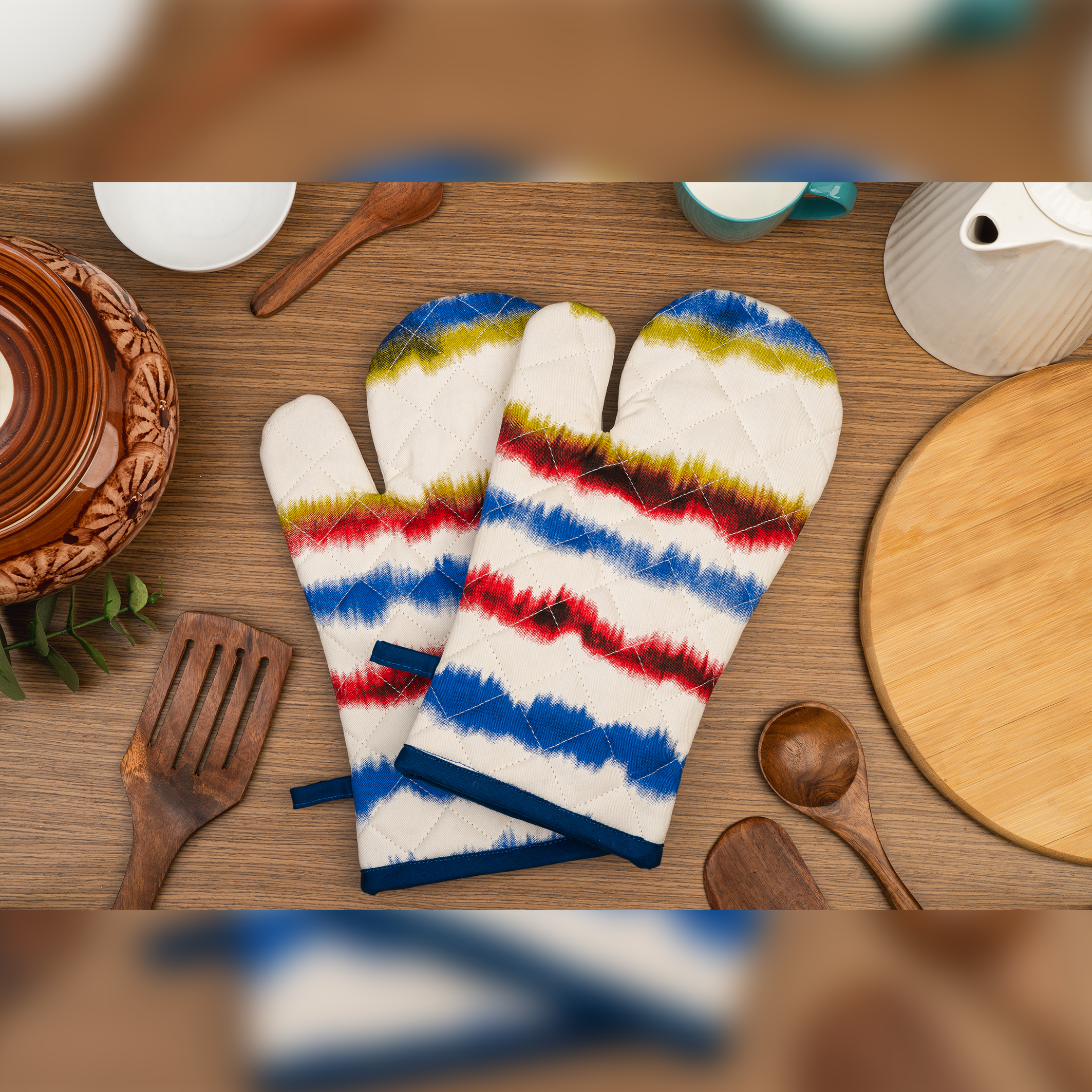 Tempest Printed Gloves-(Set/2)