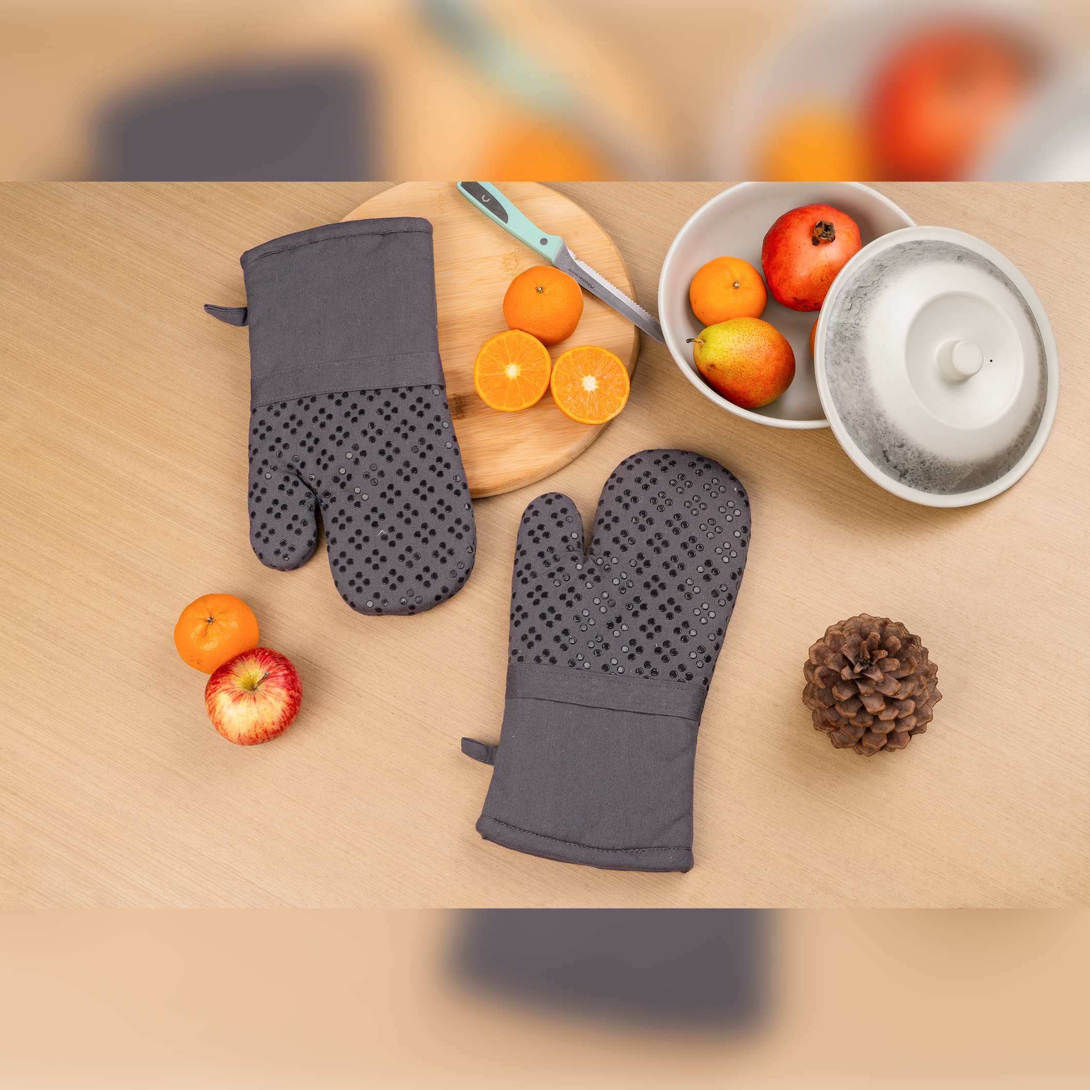 Monsoon Silica Coated Anti Skid Gloves -(set/2)