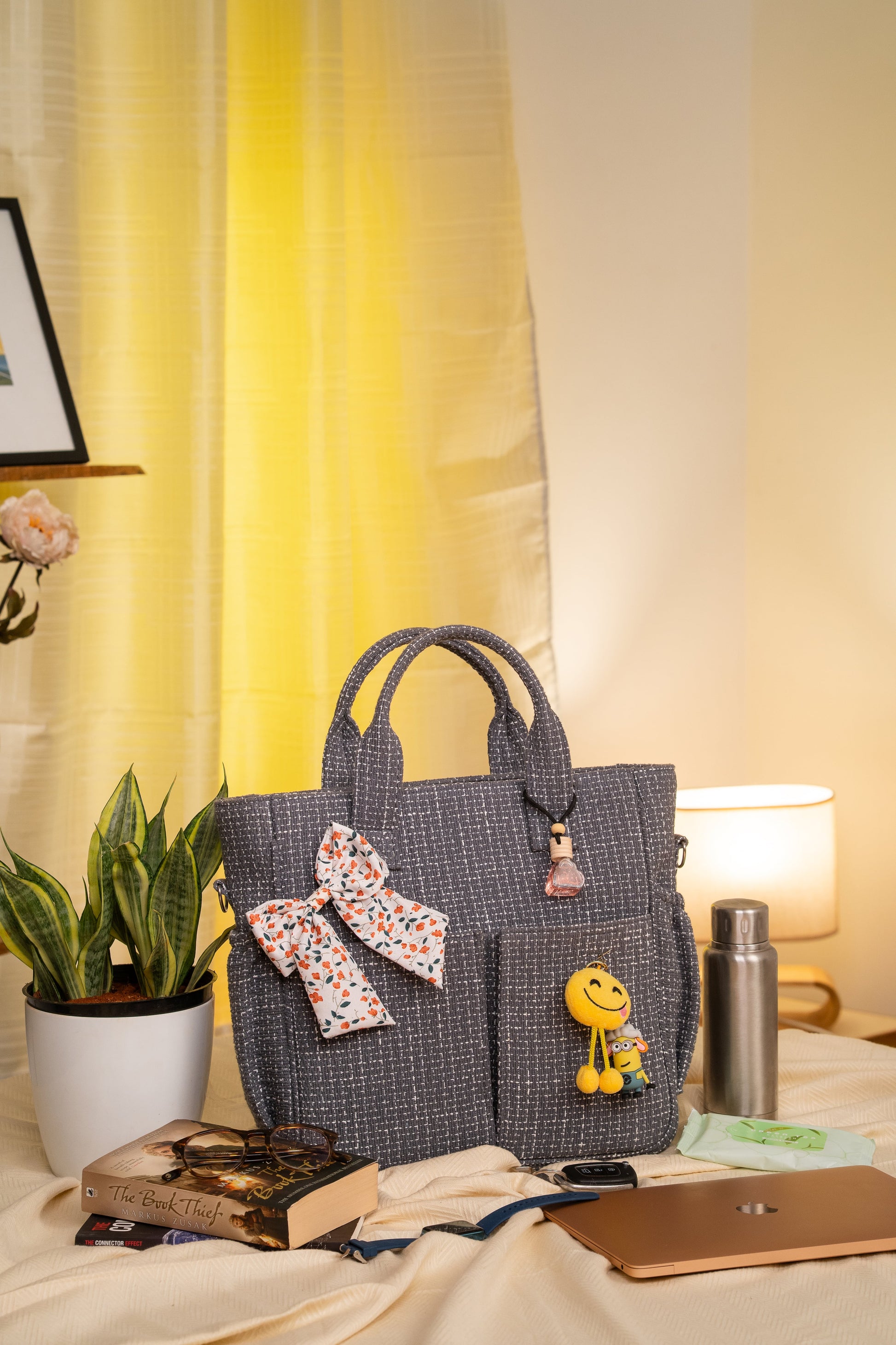 PinCraft Signature Unisex Office Bag with Laptop Compartment