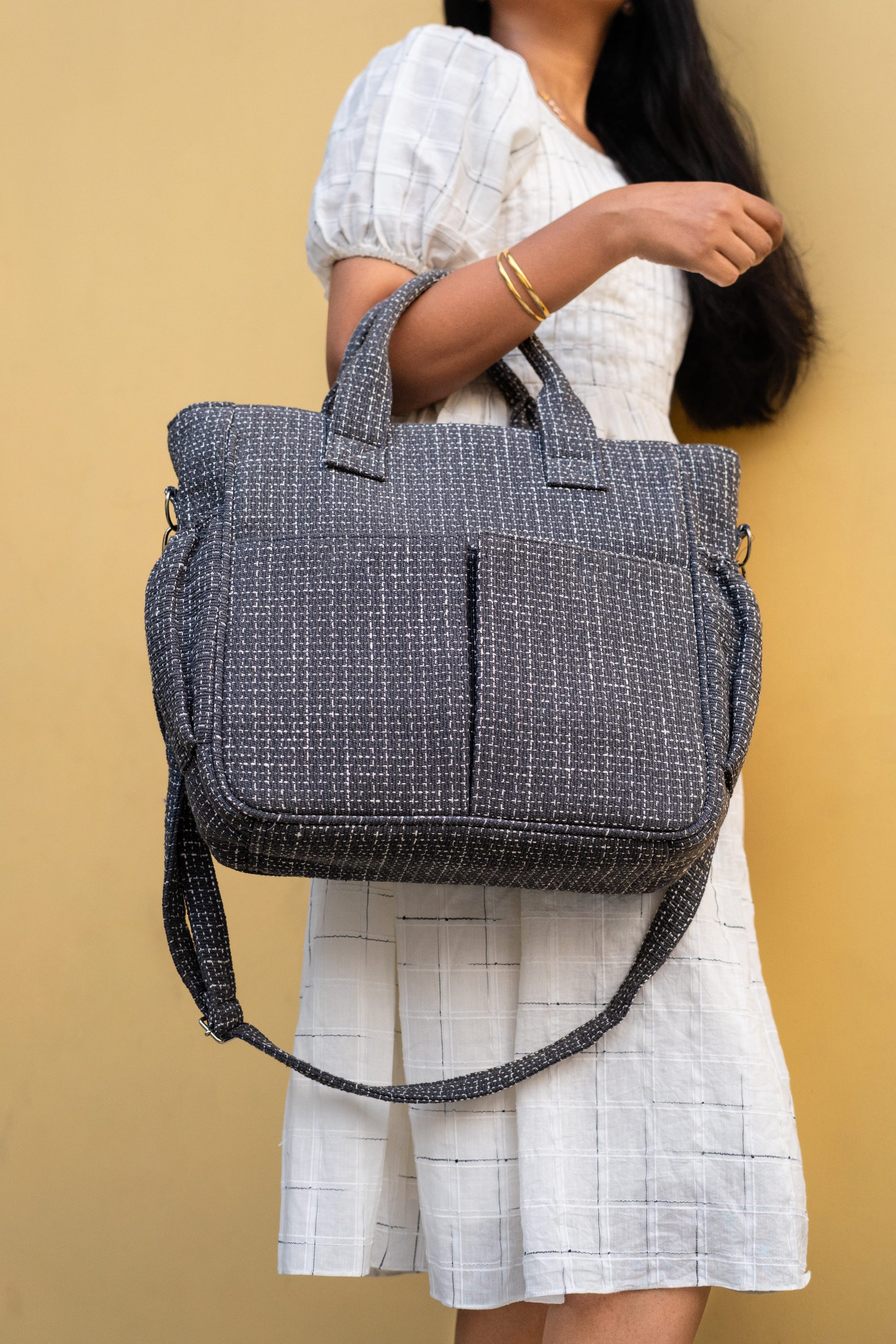 PinCraft Signature Unisex Office Bag with Laptop Compartment