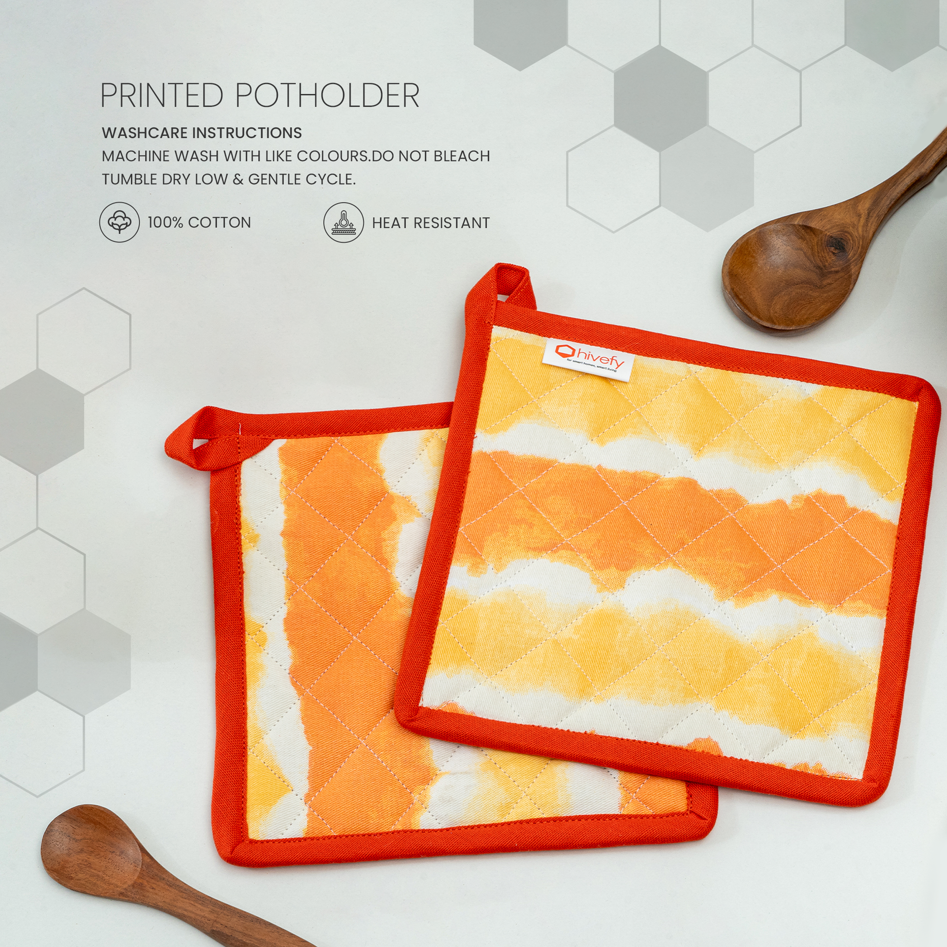 Sunset Printed Potholder-(Set/2)