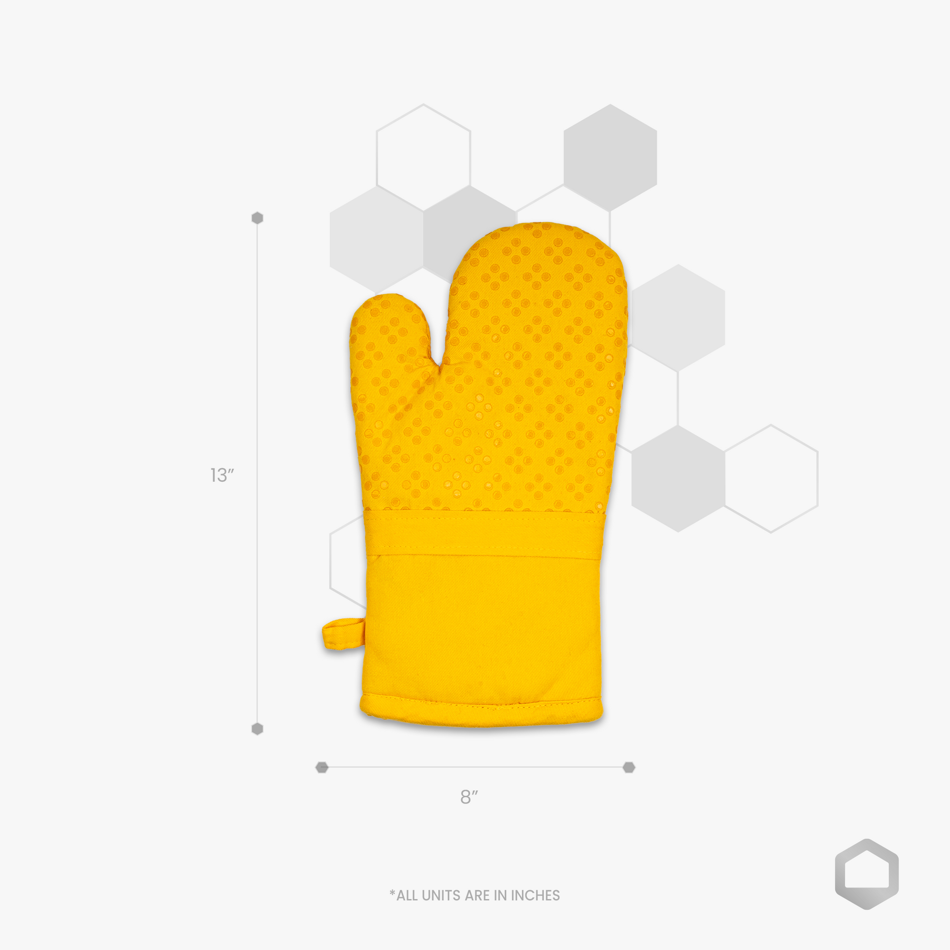 Turmeric Silica Coated Anti Skid Gloves -(Set/2)