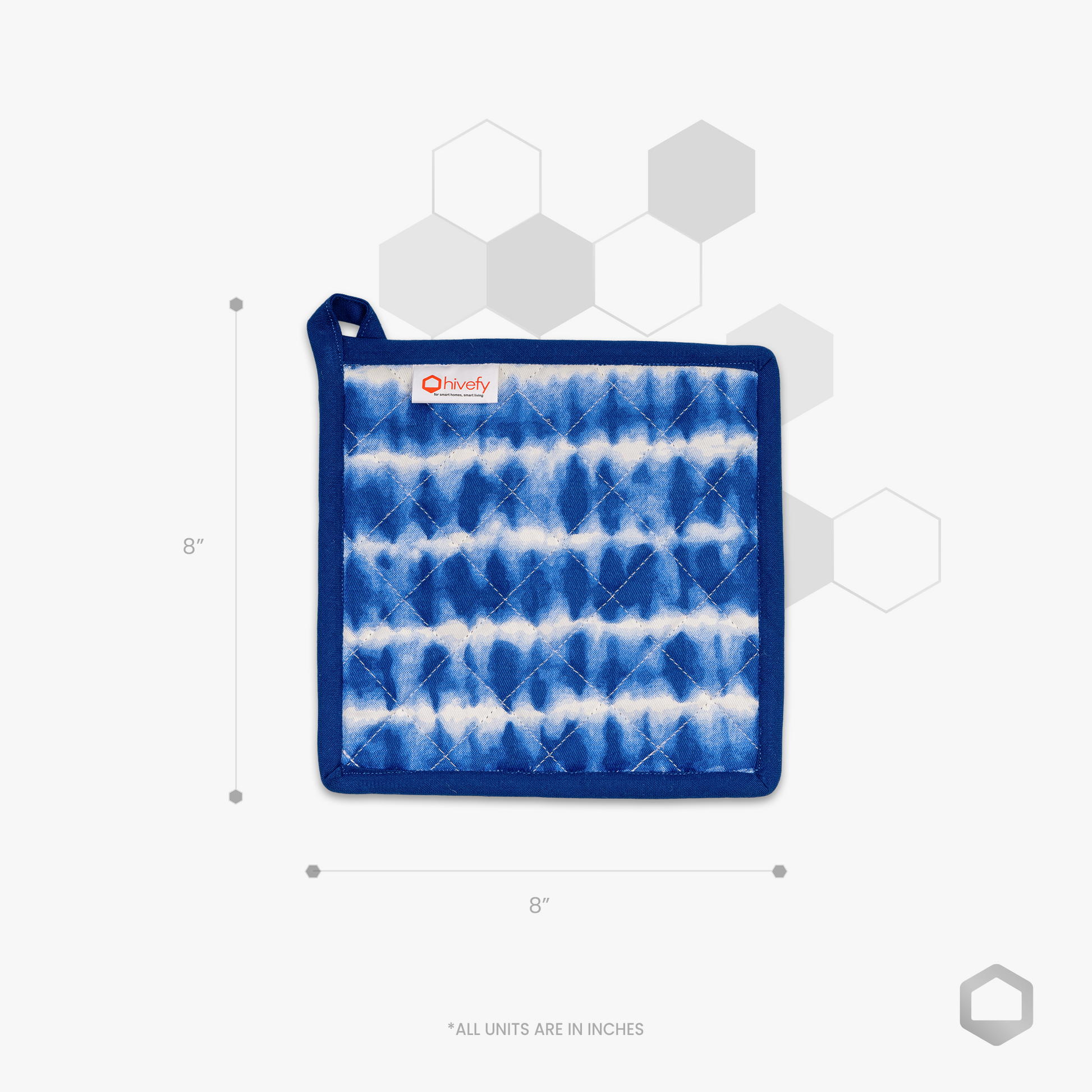 Iceberg Printed Apron+Pot holder+Glove Combo -(Set/1+1+1)