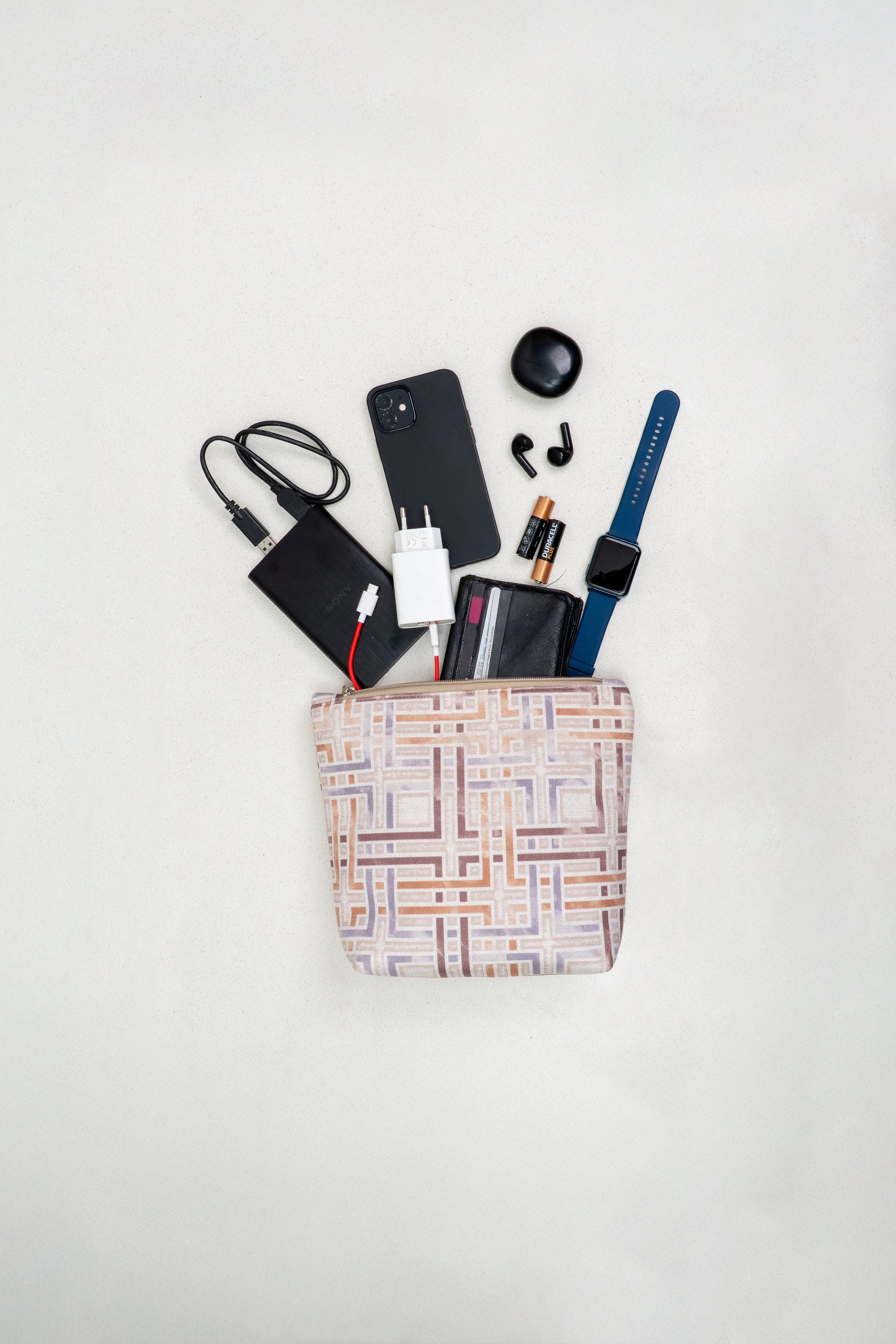 Amber Maze Multi-Purpose Travel pouches Set of 3 Pouches