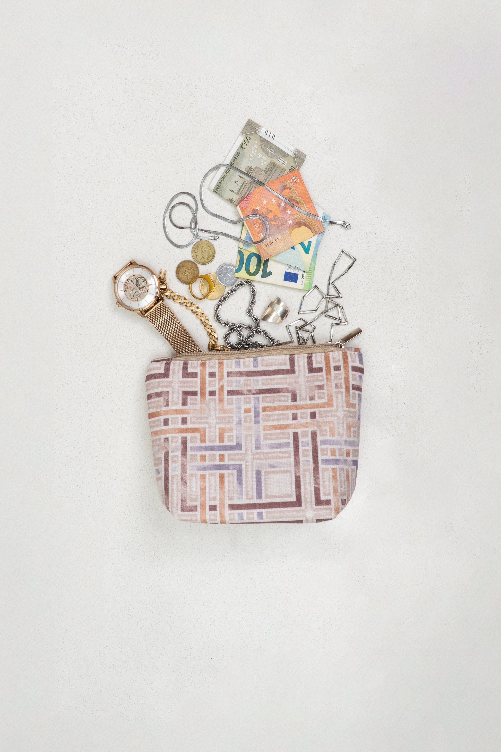 Amber Maze Multi-Purpose Travel pouches Set of 3 Pouches