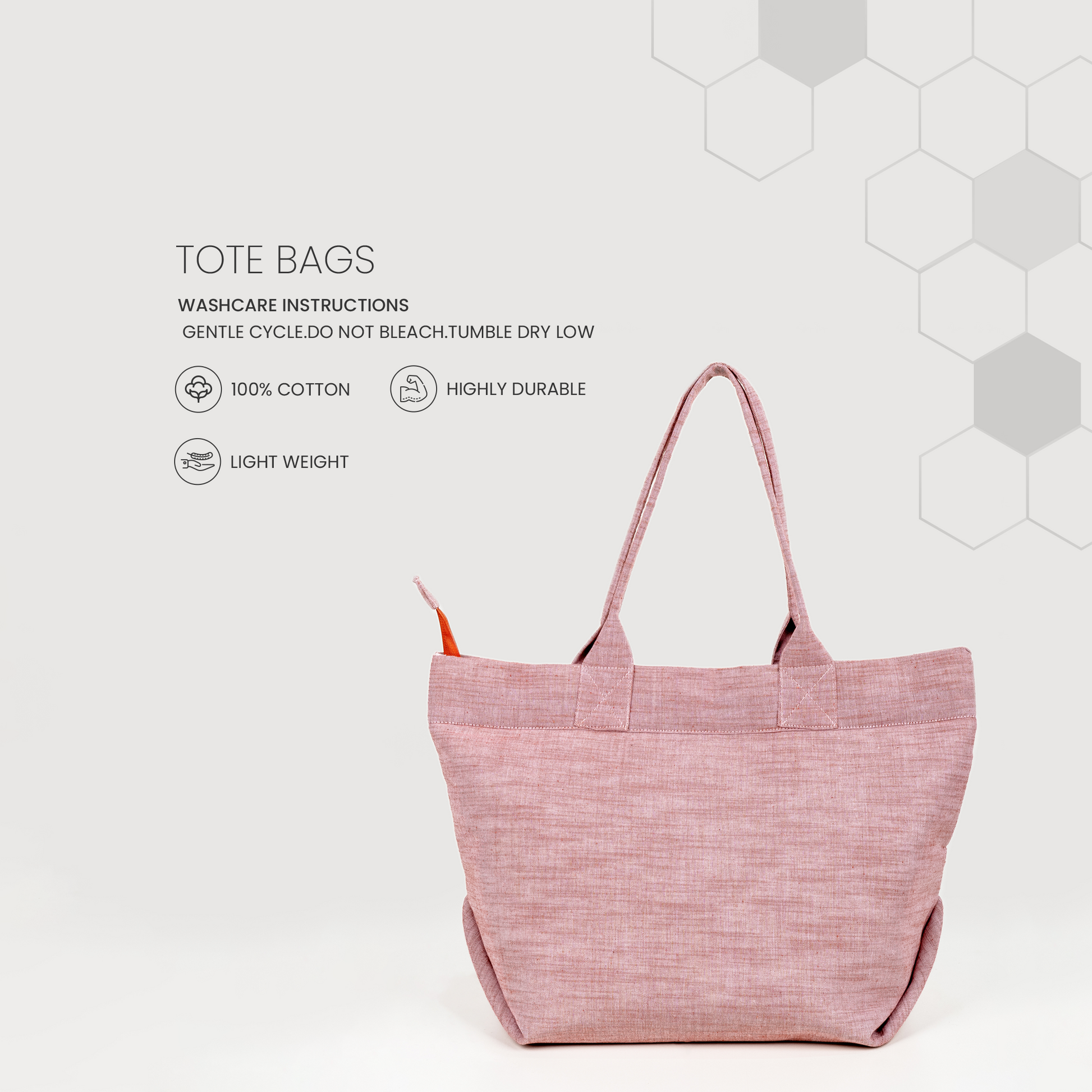 Rose Quartz Tote Bag
