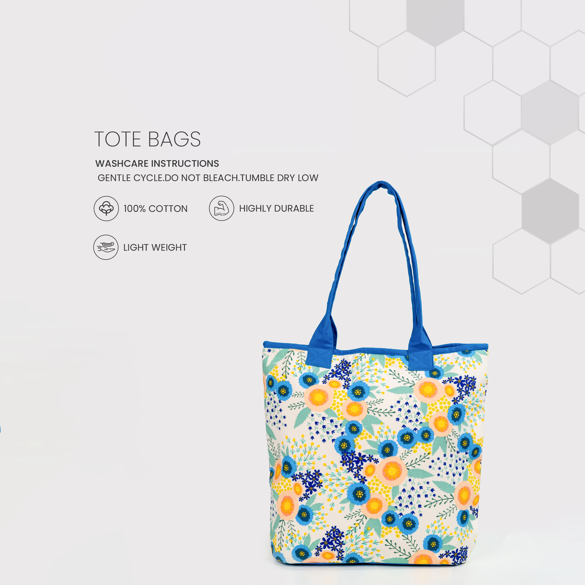 Floral Breeze Tote Bag