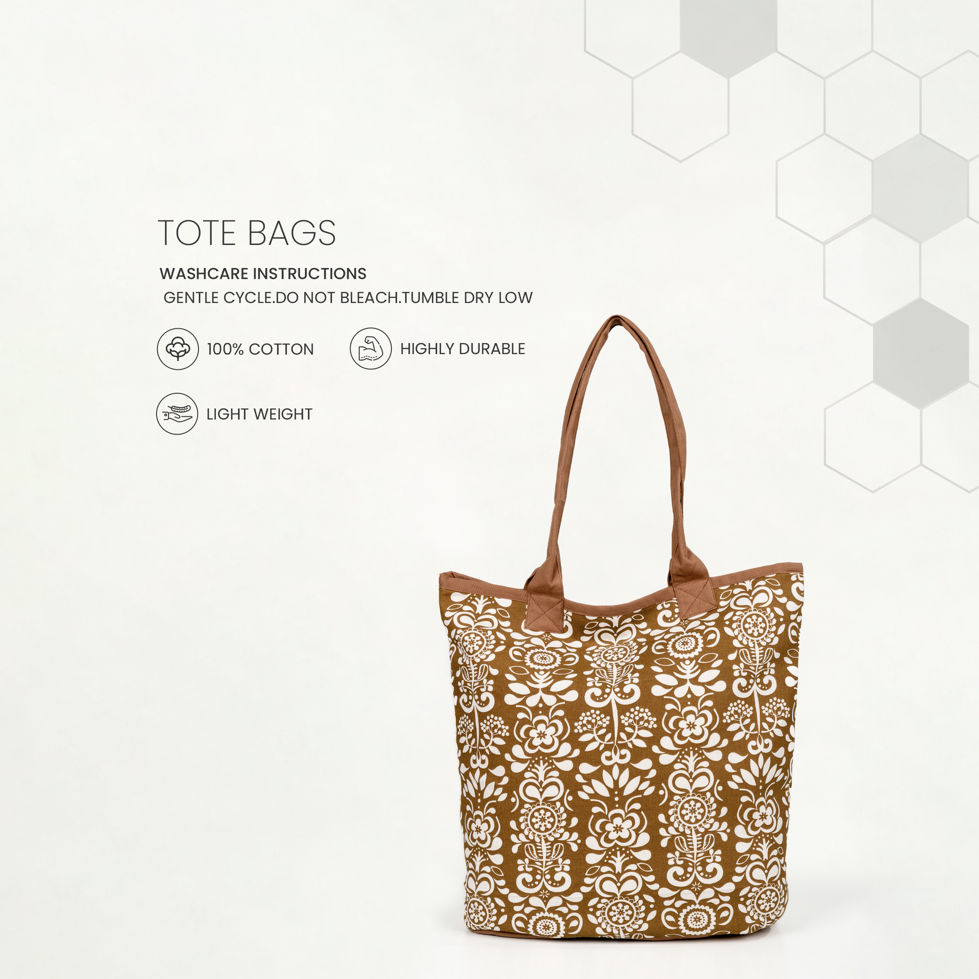 Floral Fusion Tote Bag