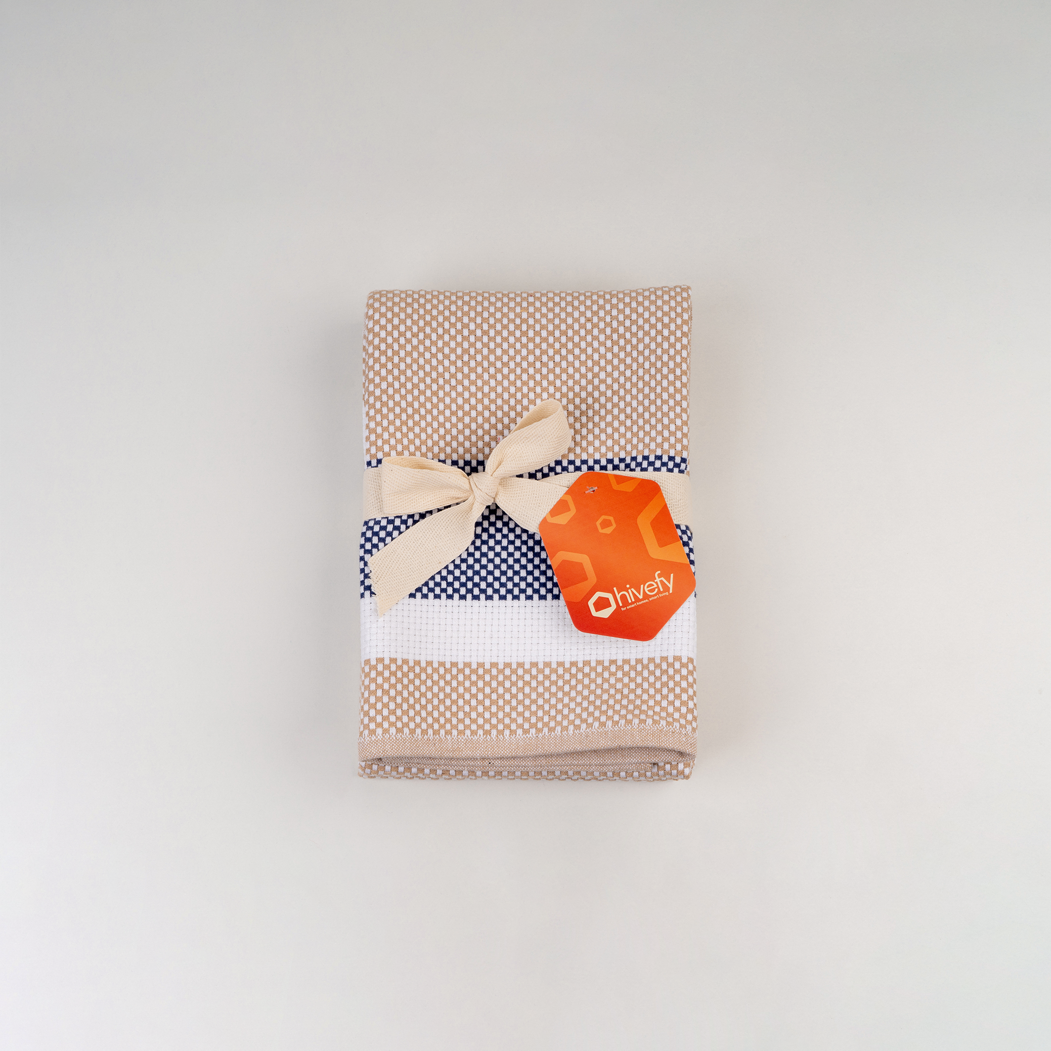 Apricot Matty Weave Kitchen Towel-(Set/3)