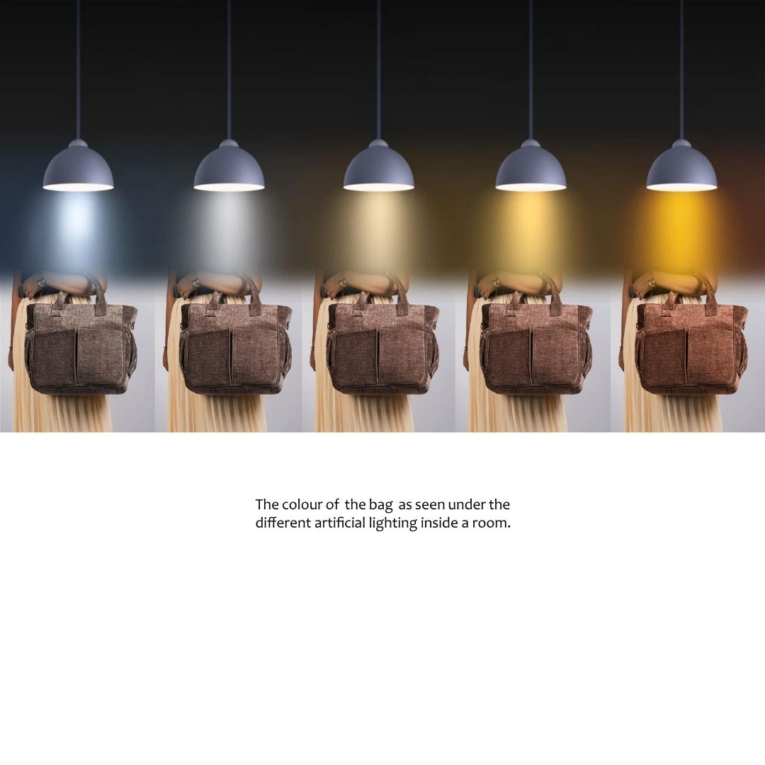 Bronze Velvet Signature Unisex Office Bag with Laptop Compartment