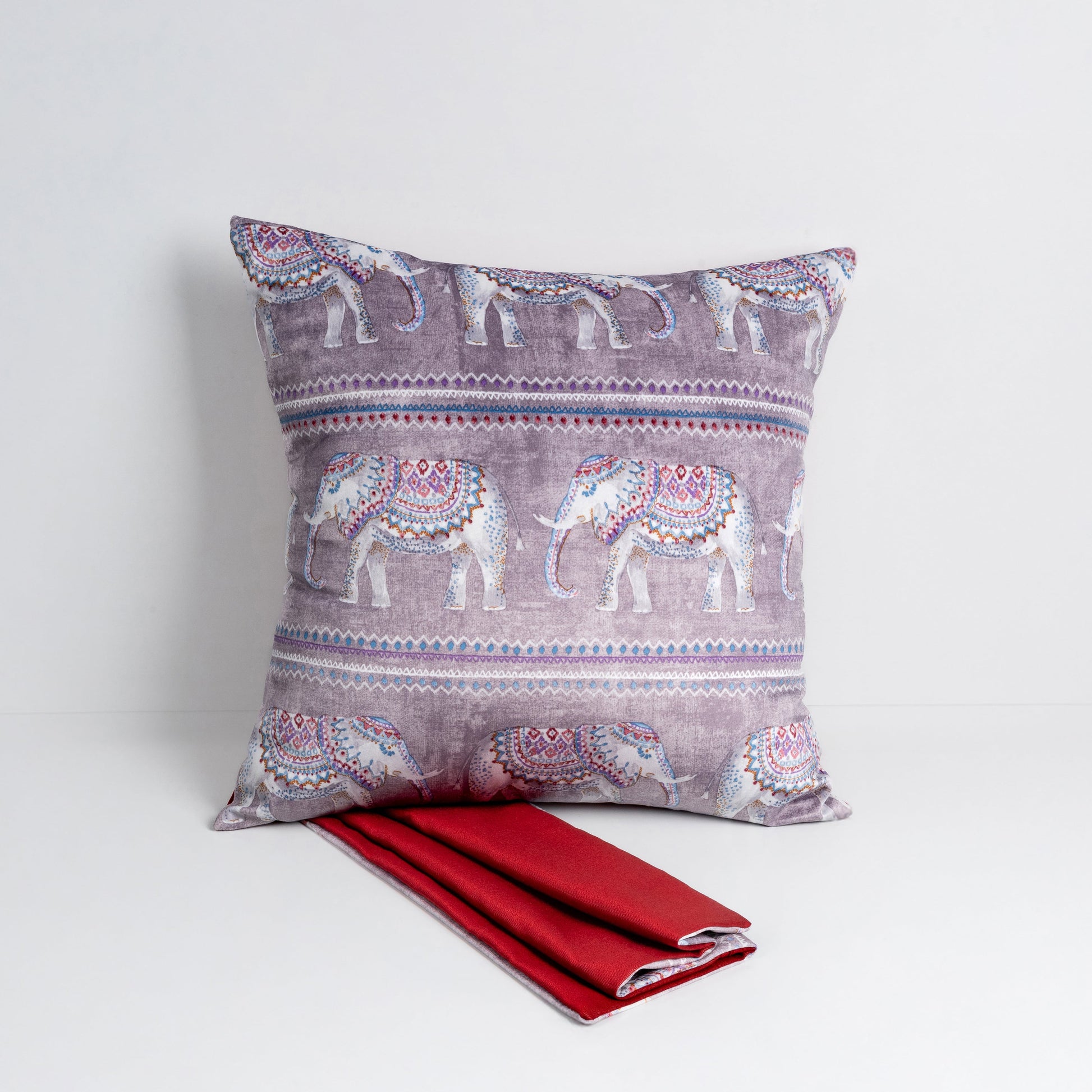 Tusk ki Shaan Cushion Covers – Set of 2 (18" x 18")
