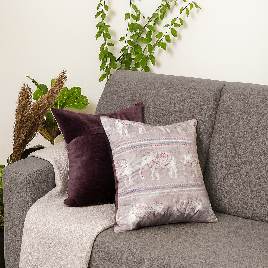 Tusk ki Jhalak Cushion Covers – Set of 2 (18" x 18")