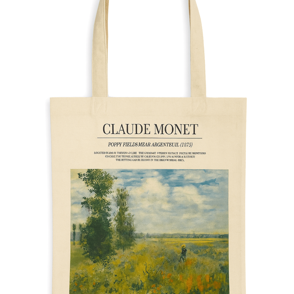 Poppy Fields Small Tote Bag