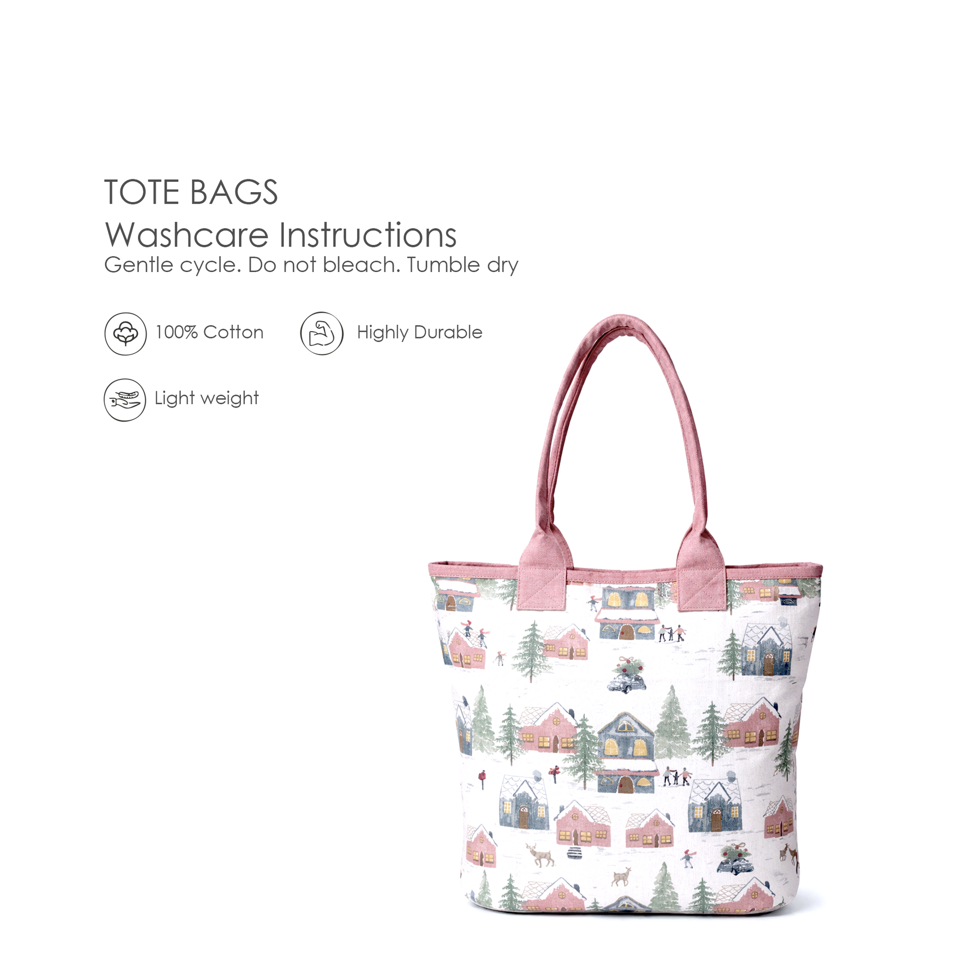 Cottage Lane XL Tote Bag