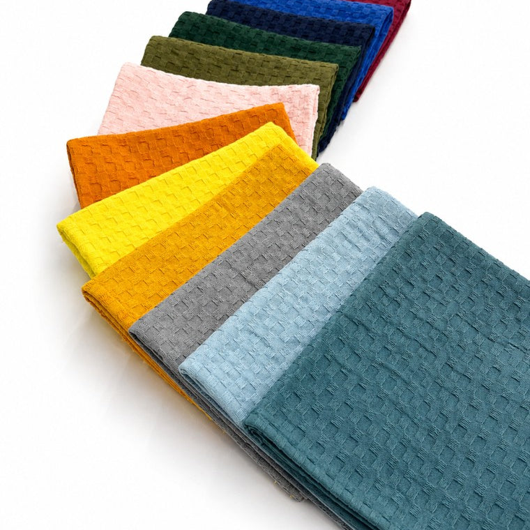 Set of 2 Premium Cotton Waffle Weave Napkins