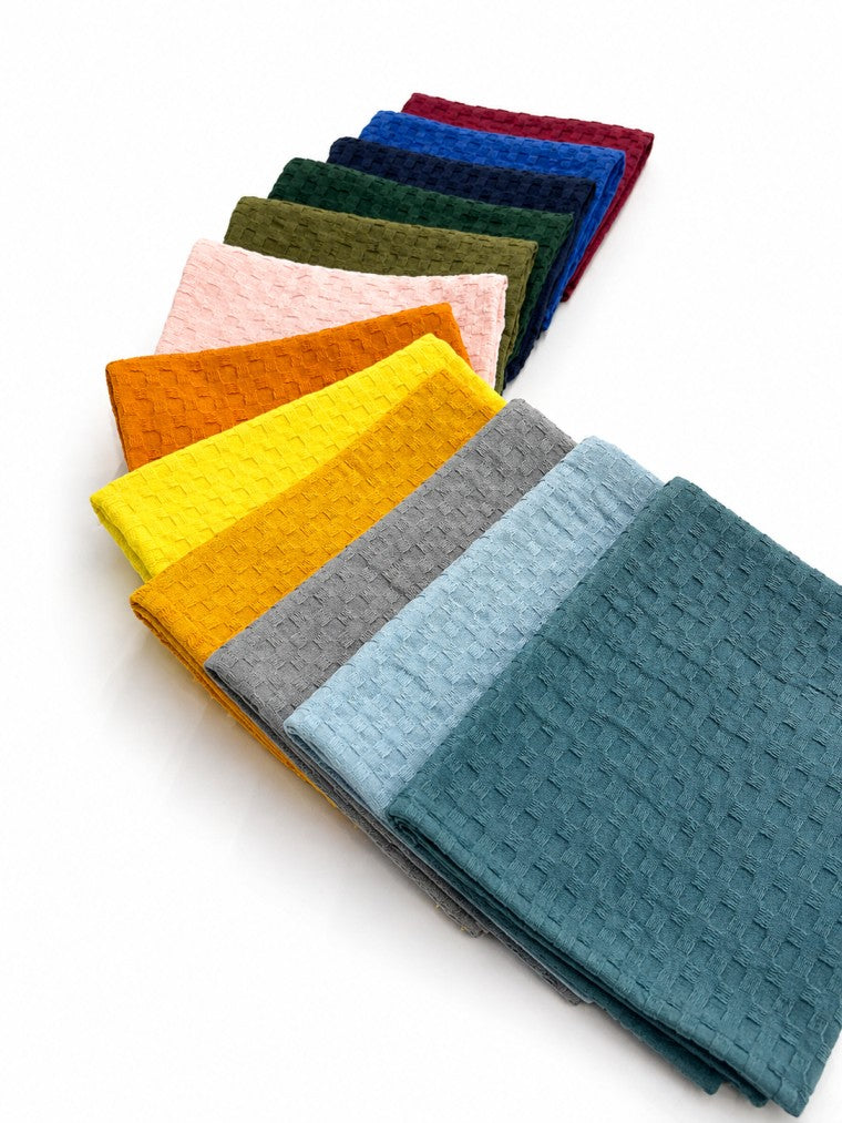 Set of 3 Premium Cotton Waffle Weave Napkins