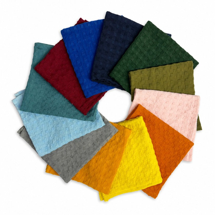 Set of 3 Premium Cotton Waffle Weave Napkins