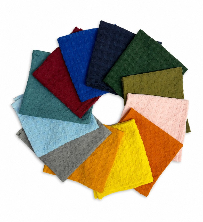 Set of 3 Premium Cotton Waffle Weave Napkins