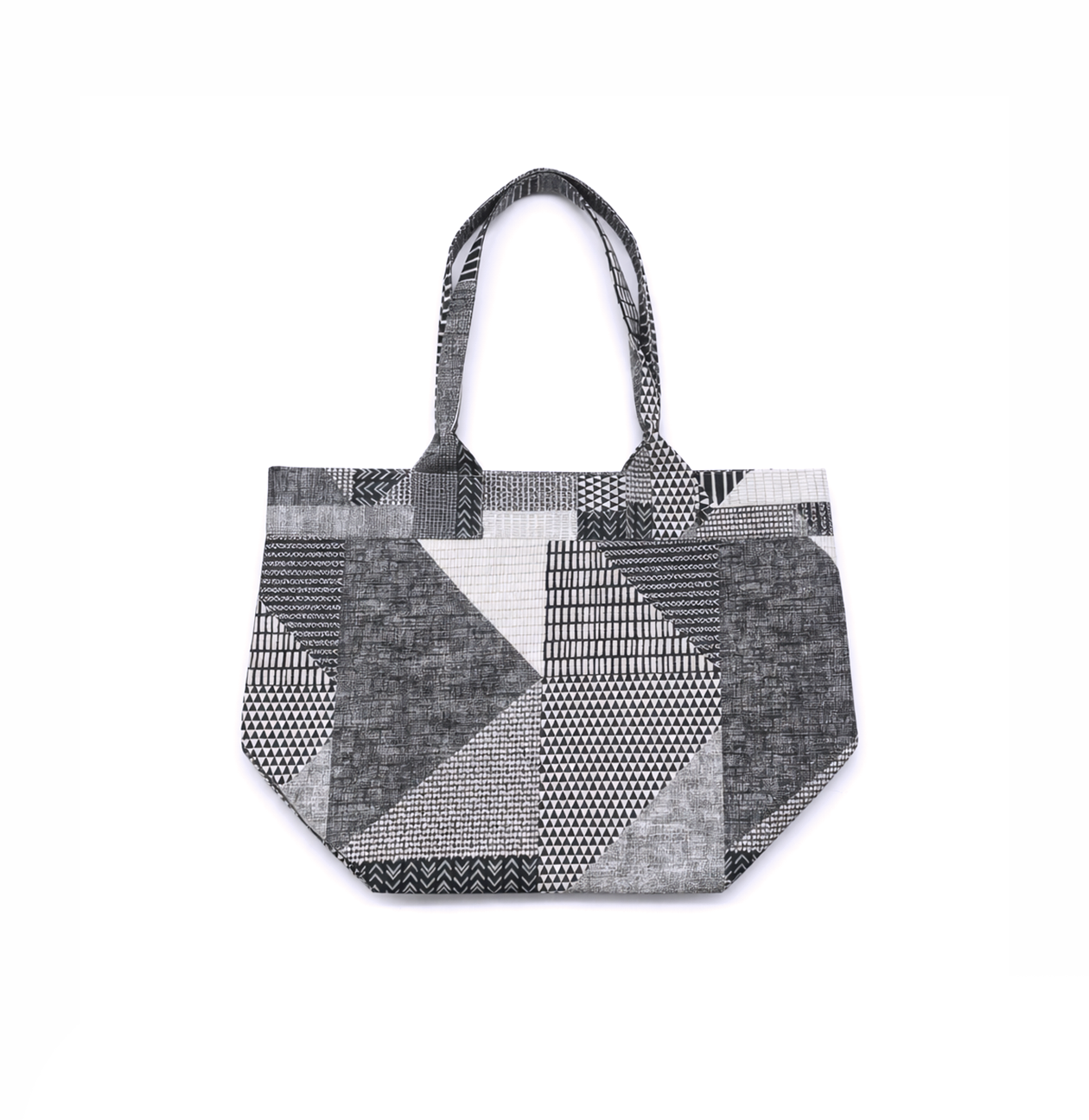 Graphite Grid – Water Repellent Tote Bag