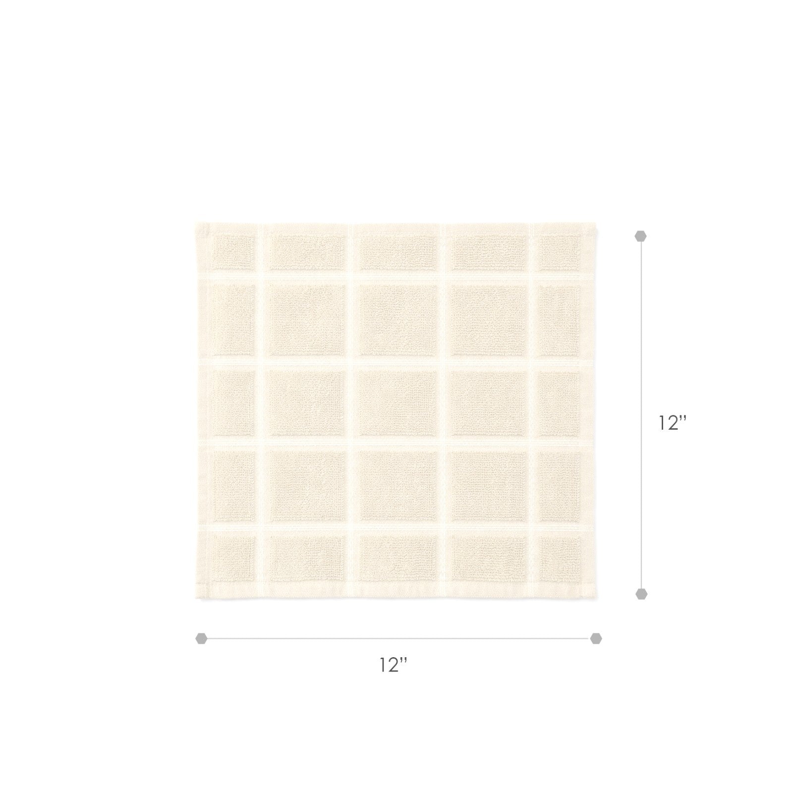 Buttermelt Dobby Checks Napkins -(set/12)