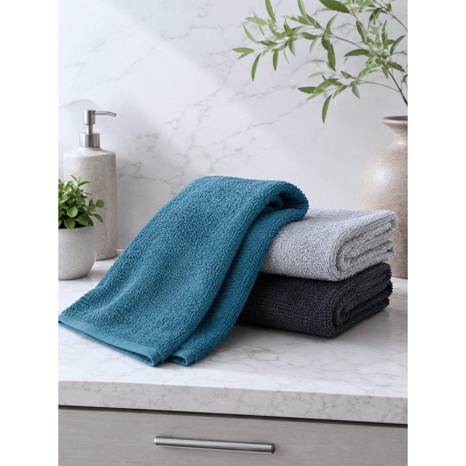 Tide- Terry Hand / Vanity Towel-(Set/3)