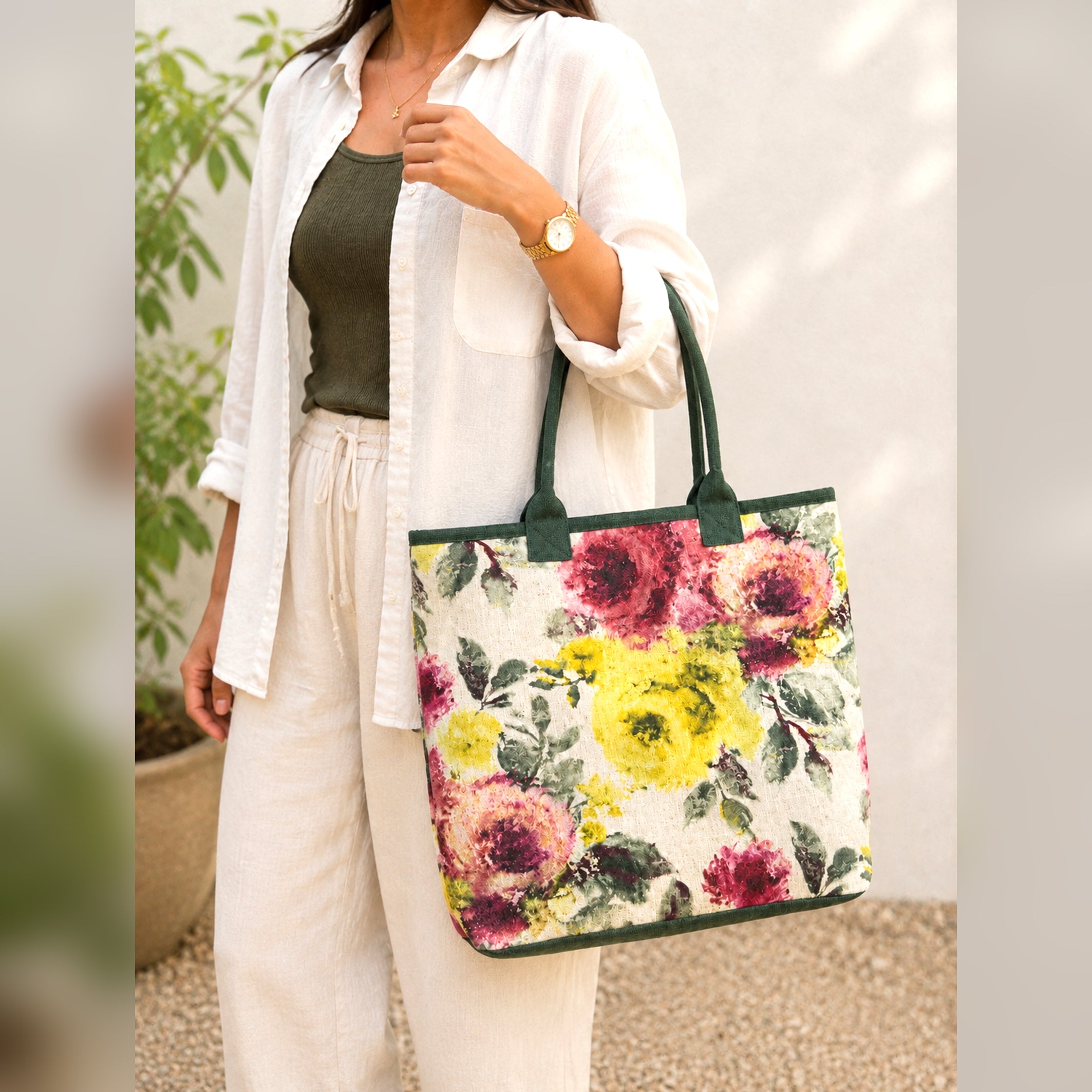 Wildflower - XL Tote Bag
