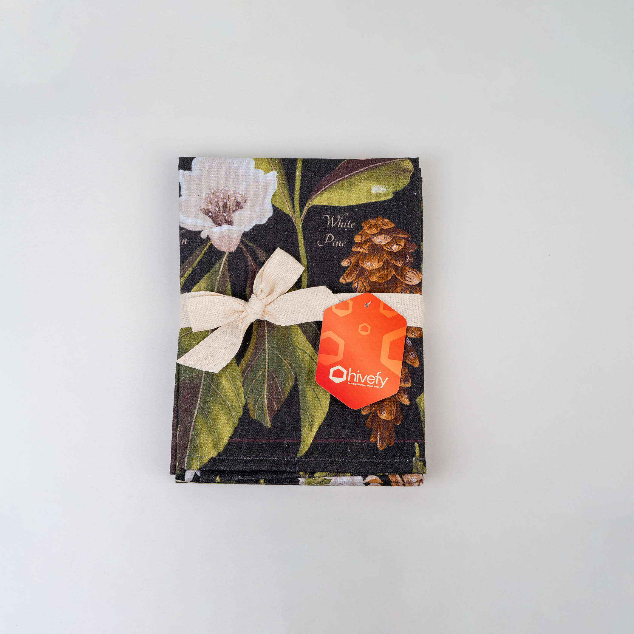 Digital Printed Kitchen Towel-Pines And Cones (Set/2)