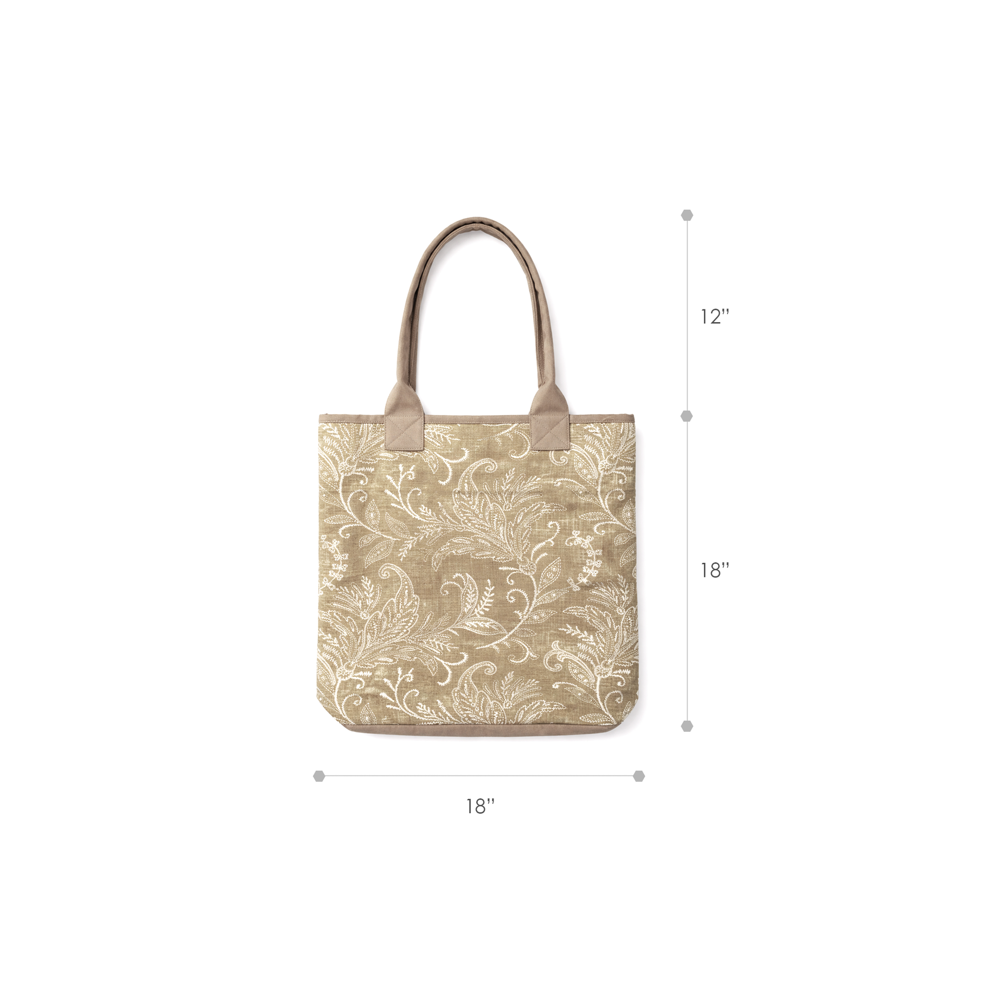 Ivory Bloom XL Tote Bag