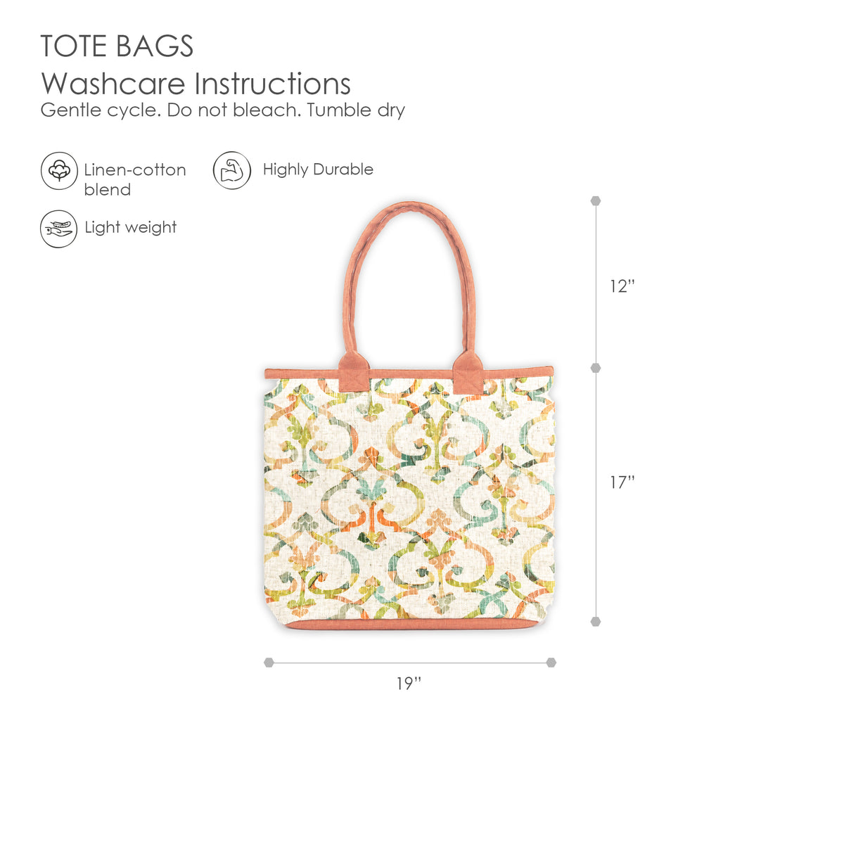 Garden scroll - XL Tote Bag
