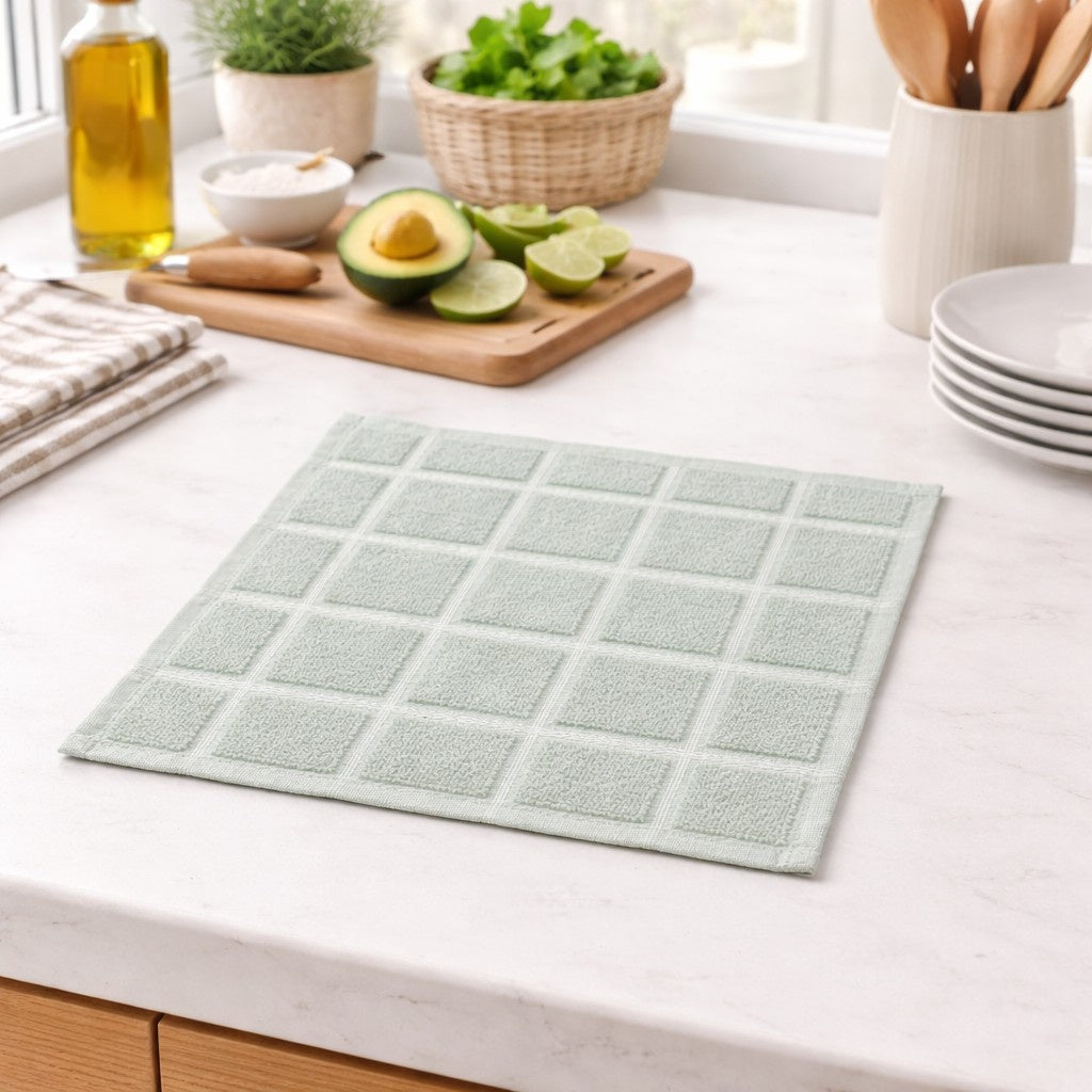 Pistelle Dobby Checks Napkins -(set/12)