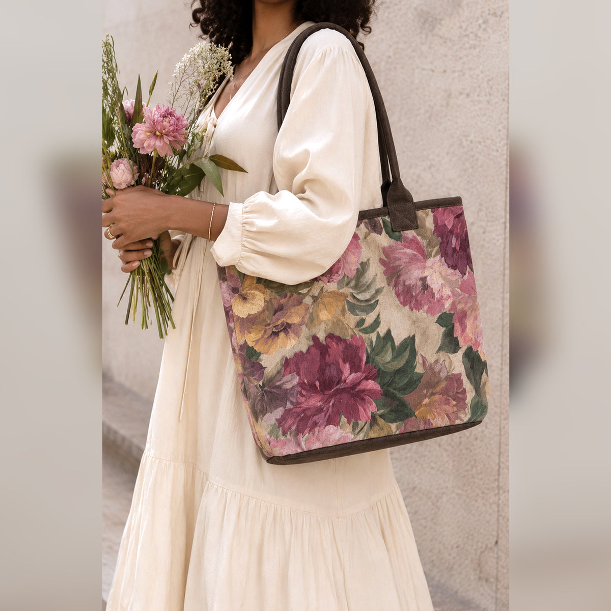 Plum bloom - XL Tote Bag