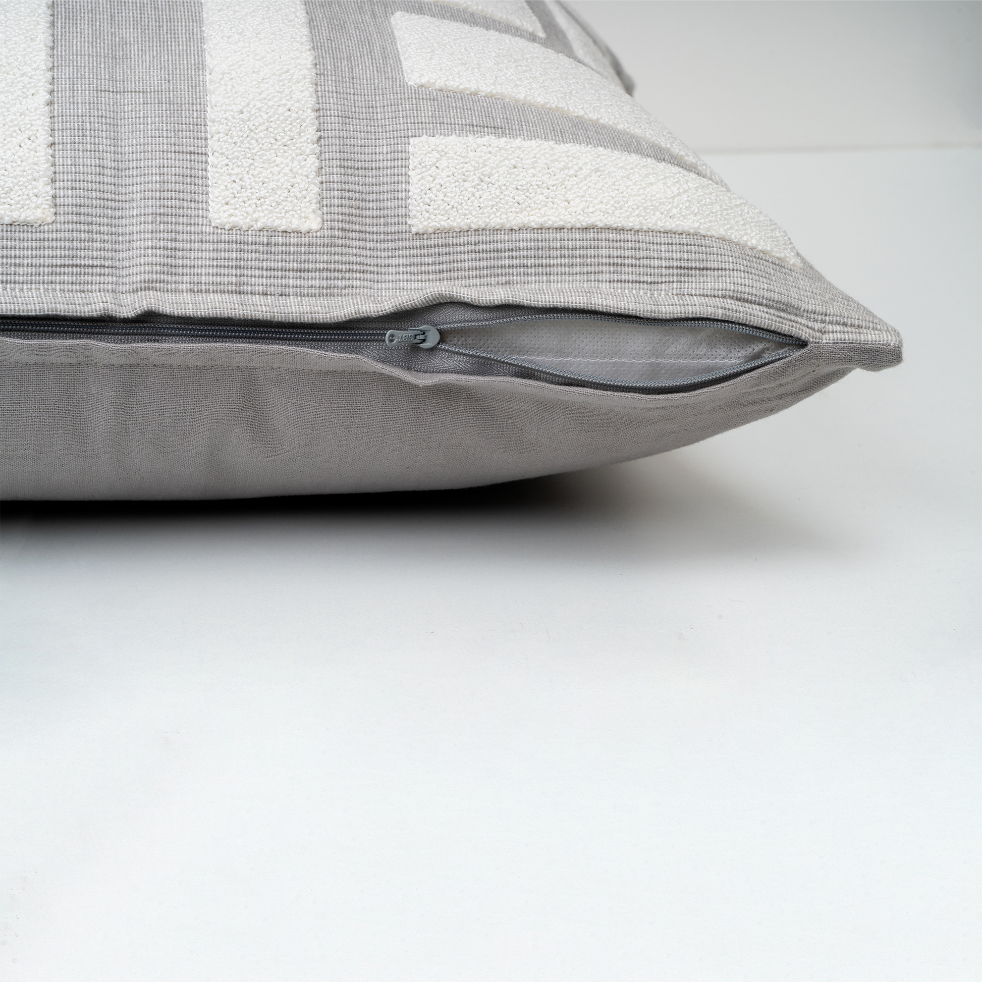 Silver Bricks Cushion Covers - Set Of 2 (20" x 20")