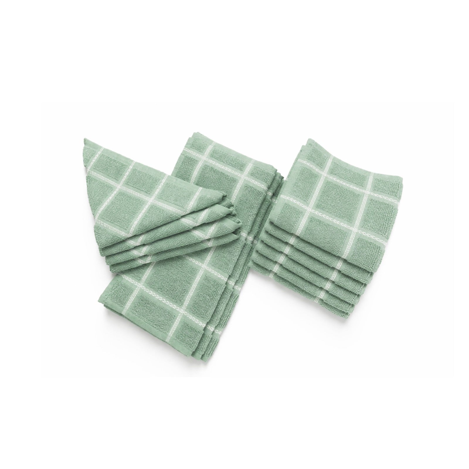 Mintara Dobby Checks Napkins -(set/12)