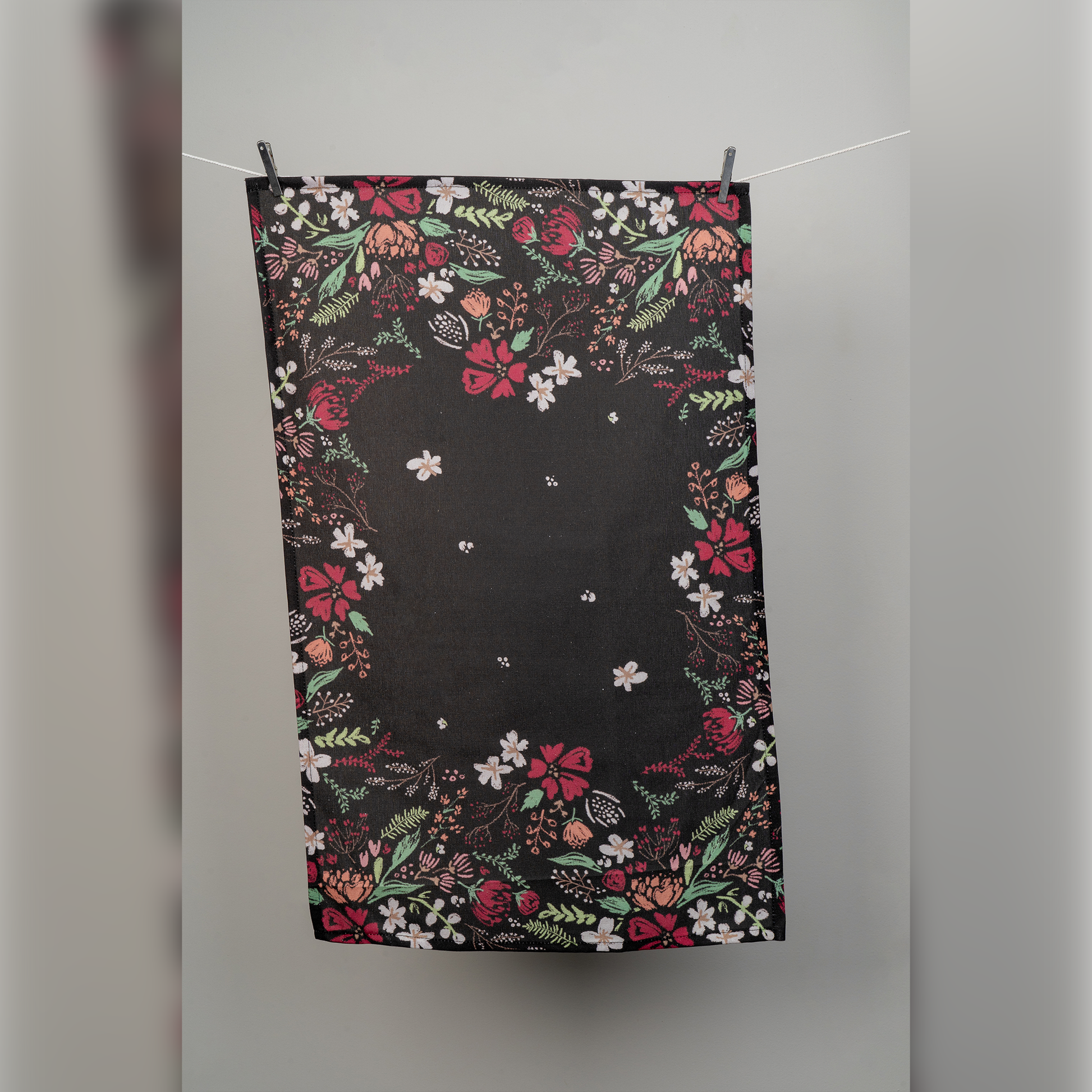 Digital Printed Kitchen Towel -Garden (set/2)