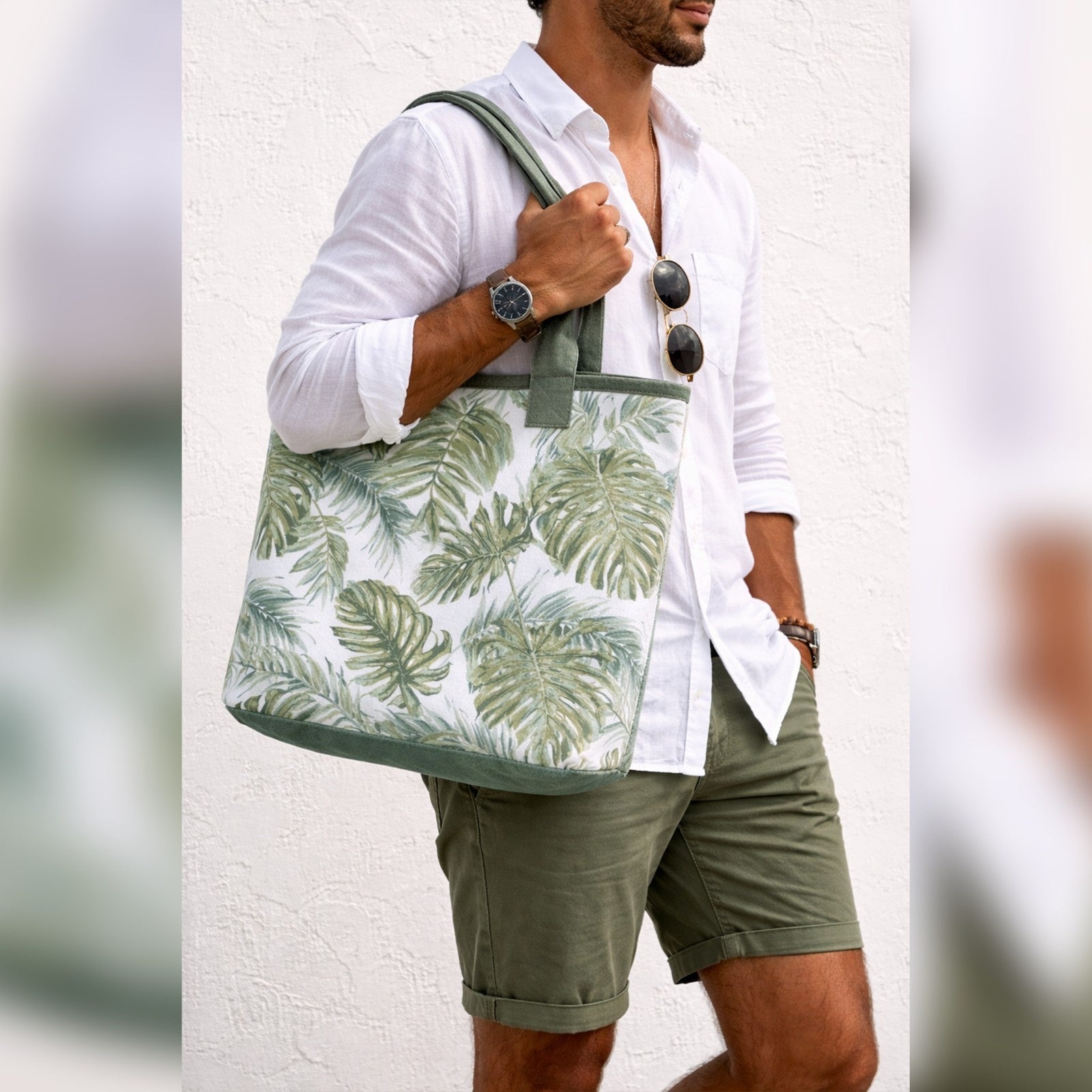 Monstera Muse XL Tote Bag