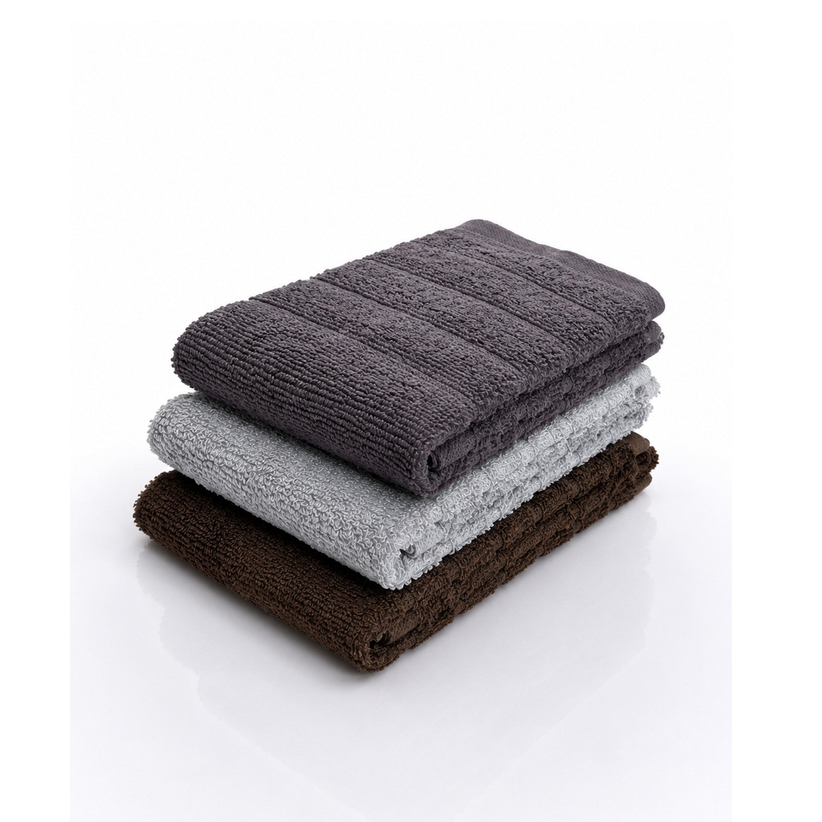 Slate- Terry Hand / Vanity Towel-(Set/3)