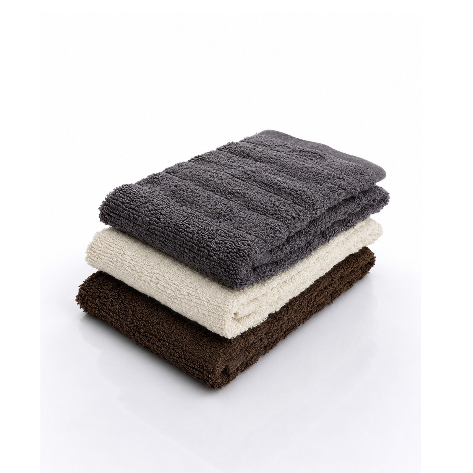 Ivory- Terry Hand / Vanity Towel-(Set/3)