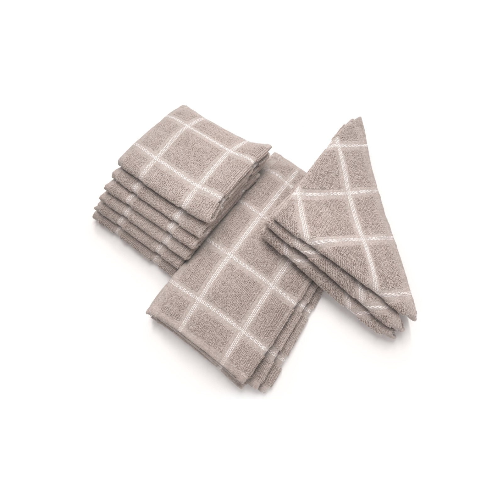 Mushlo Dobby Checks Napkins -(set/12)