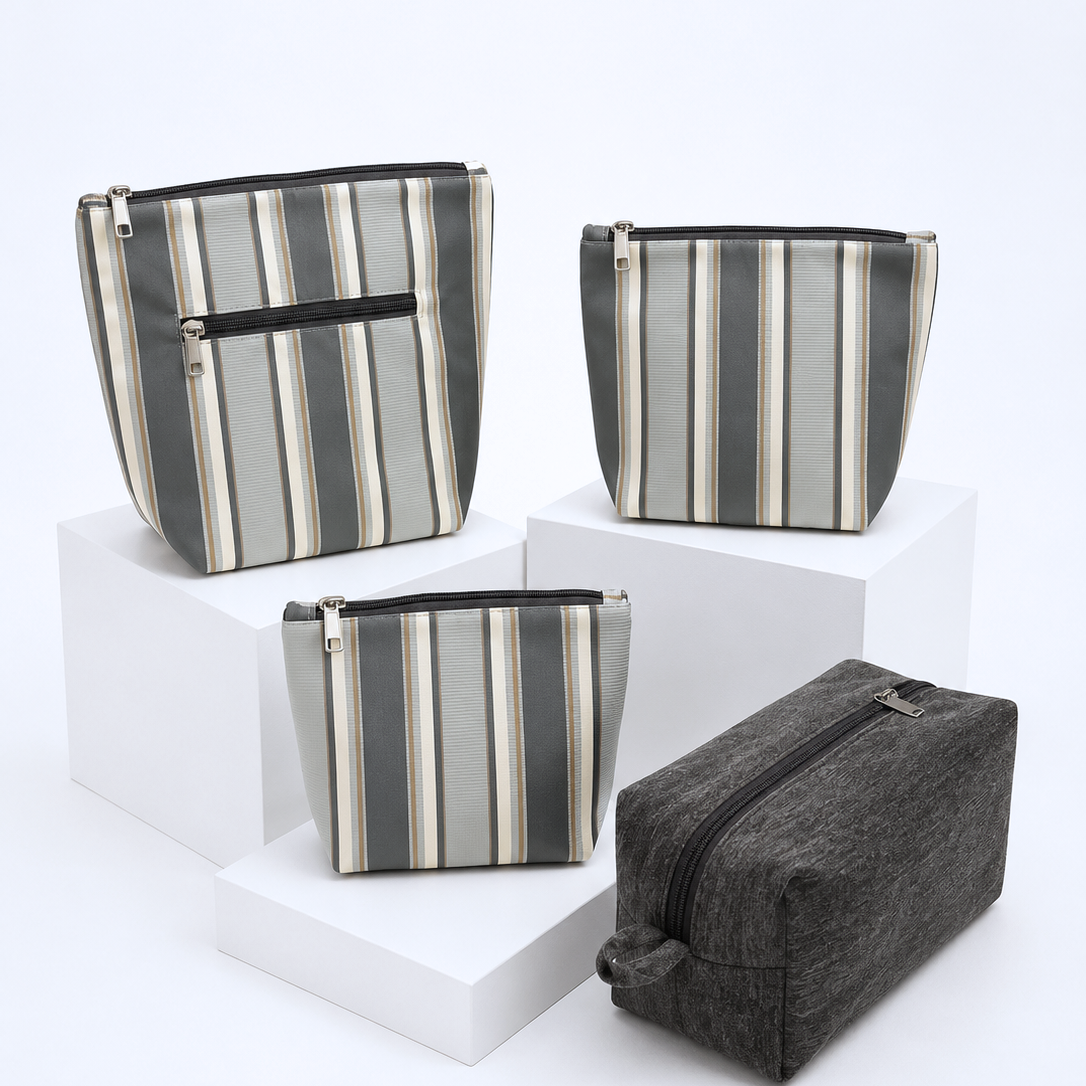 Svelte Luxe & Black Velvet Set of 4 Pouch Combo